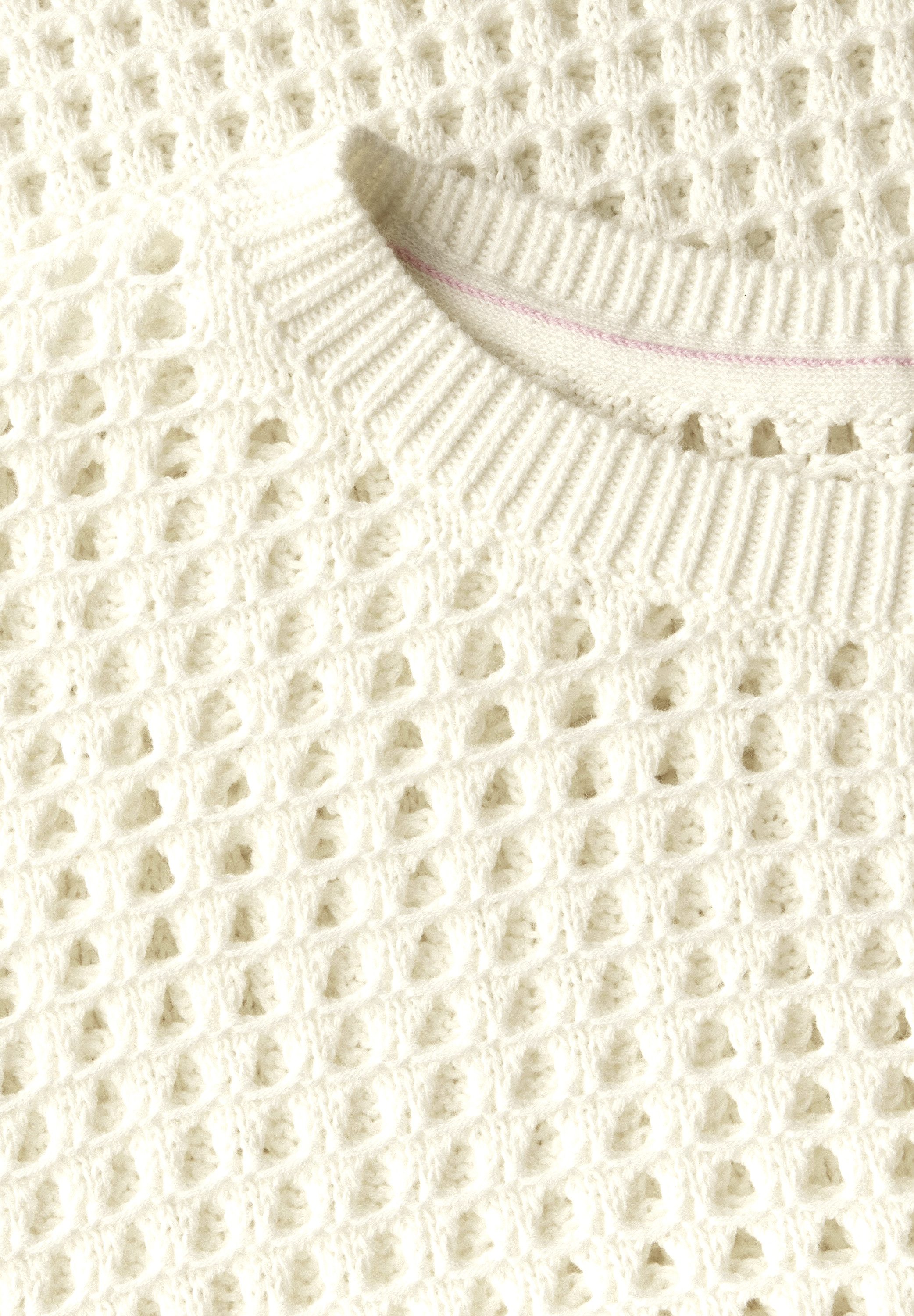 CECIL Strickpullover in Häkel-Optik günstig online kaufen