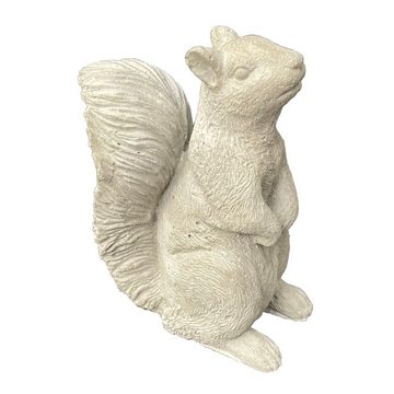 ZGM Gartenfigur Betonfigur Eichhörnchen SKIPPY - handgefertigte Dekoration für Garten, handgefertigte Dekoration für Garten und Haus