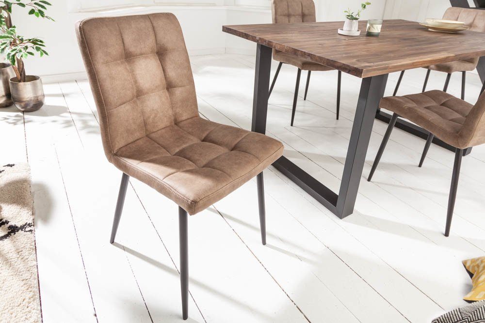 riess-ambiente Polsterstuhl MODENA antik taupe / günstig online kaufen