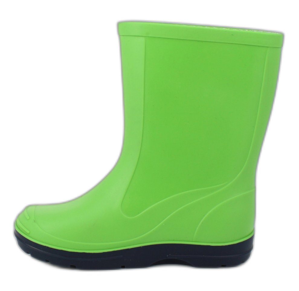Beck Regenstiefel Basic Gummistiefel (für Mädchen und Jungen, in vielen Farben und Größen verfügbar) schmaler Schlupf-Stiefel, herausnehmbare Innensohle