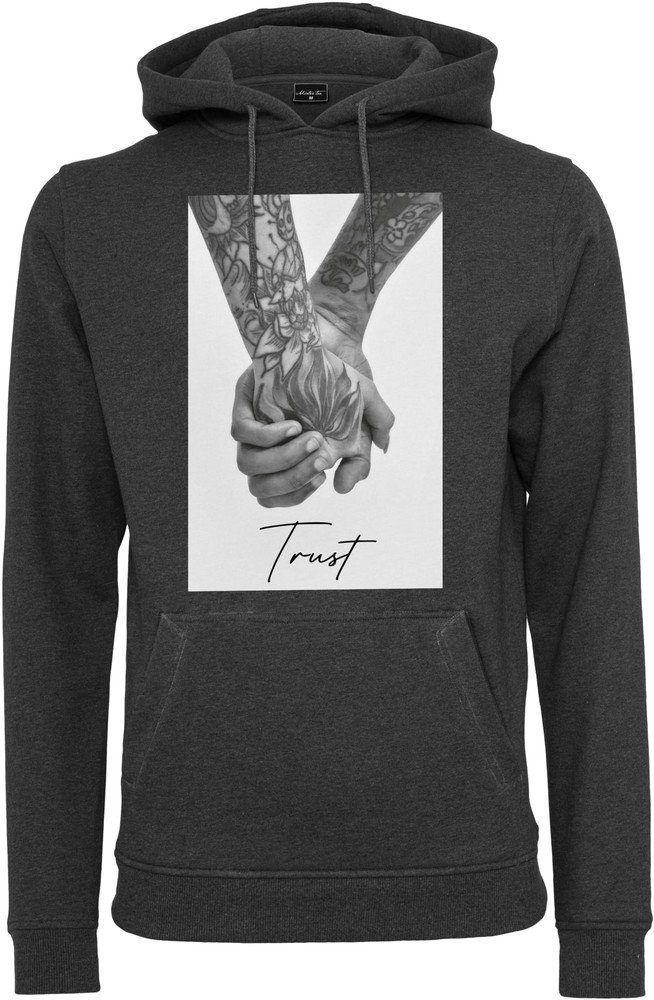 Rundhalspullover MisterTee Herren Trust 2.0 Hoody
