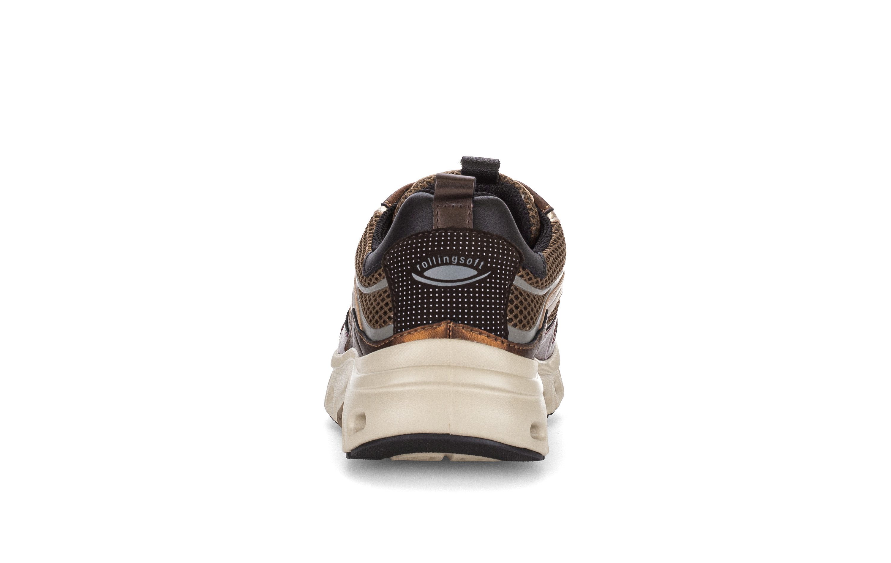 rollingsoft Keilsneaker Schnürer, Halbschuh, Freizeitschuh mit modischen Besätzen