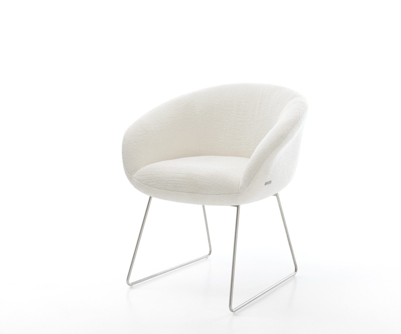 DELIFE Polsterstuhl Vinka-Flex, mit Armlehnen Kufengestell günstig online kaufen