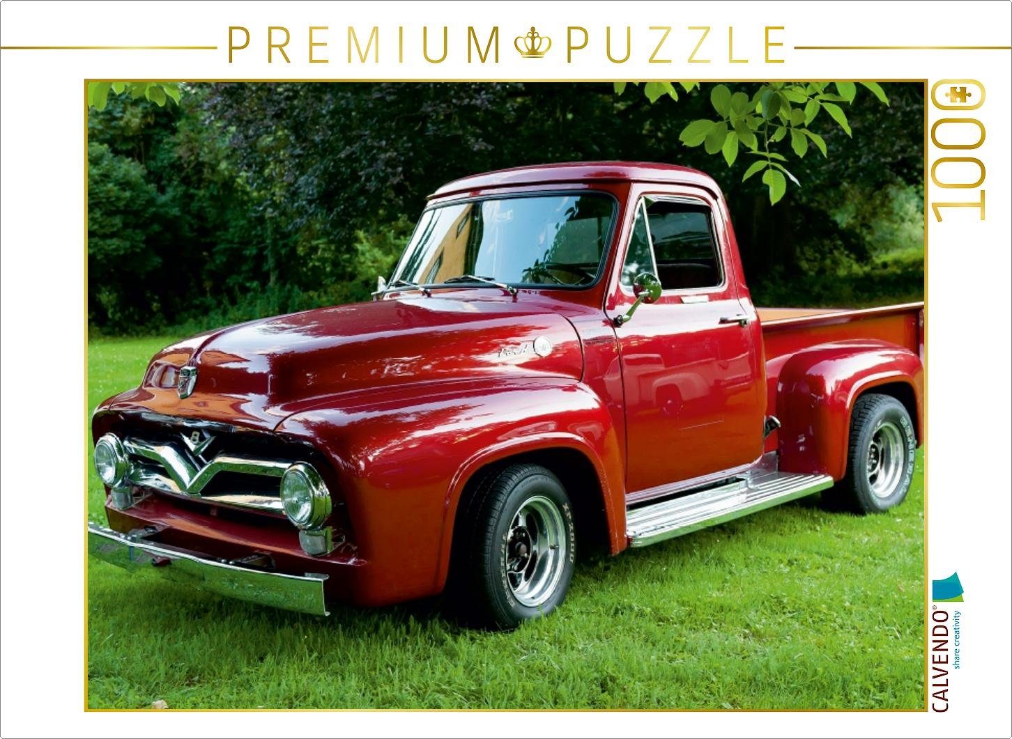CALVENDO Puzzle CALVENDO Puzzle FORD F 100 1000 Teile Lege-Größe 64 x 48 cm Foto-Puzzle Bild von Michael Jaster, 1000 Puzzleteile