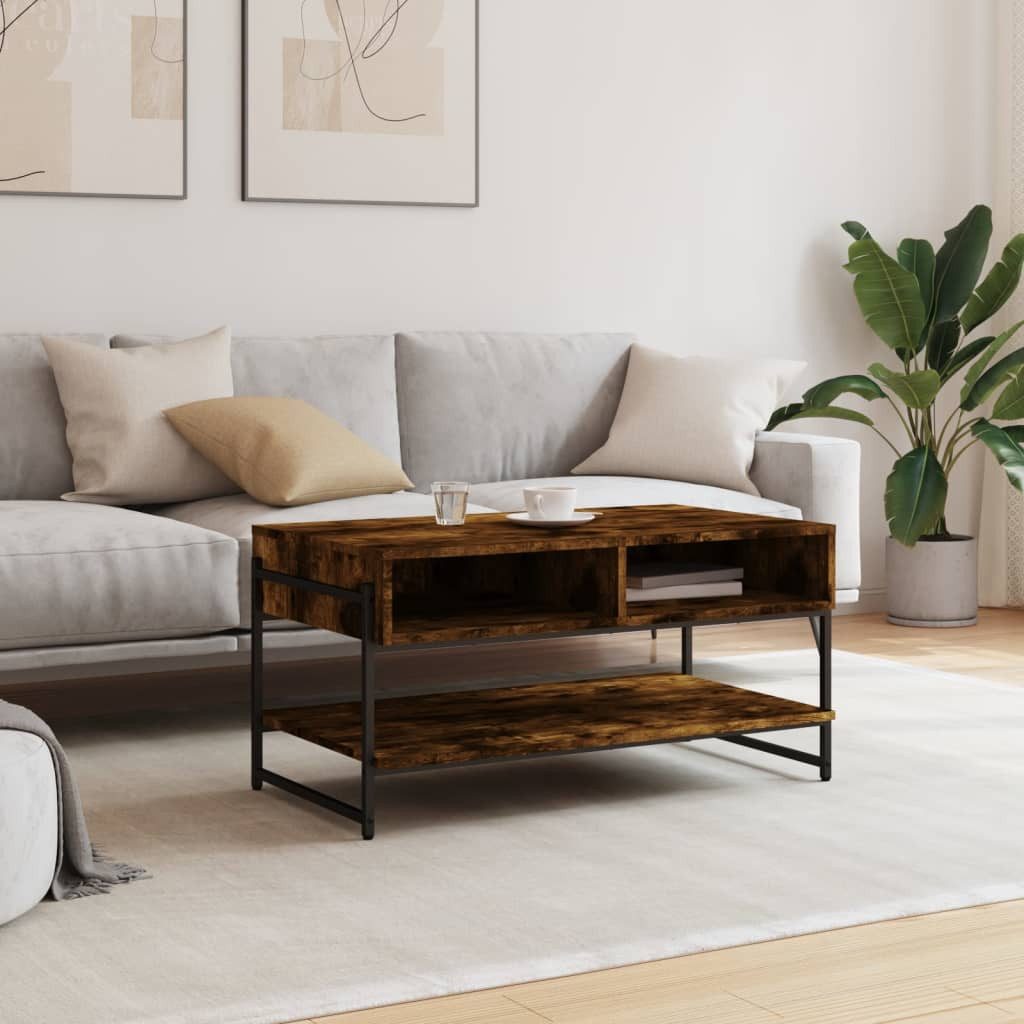 vidaXL Couchtisch Couchtisch Räuchereiche 90x50x45 cm günstig online kaufen