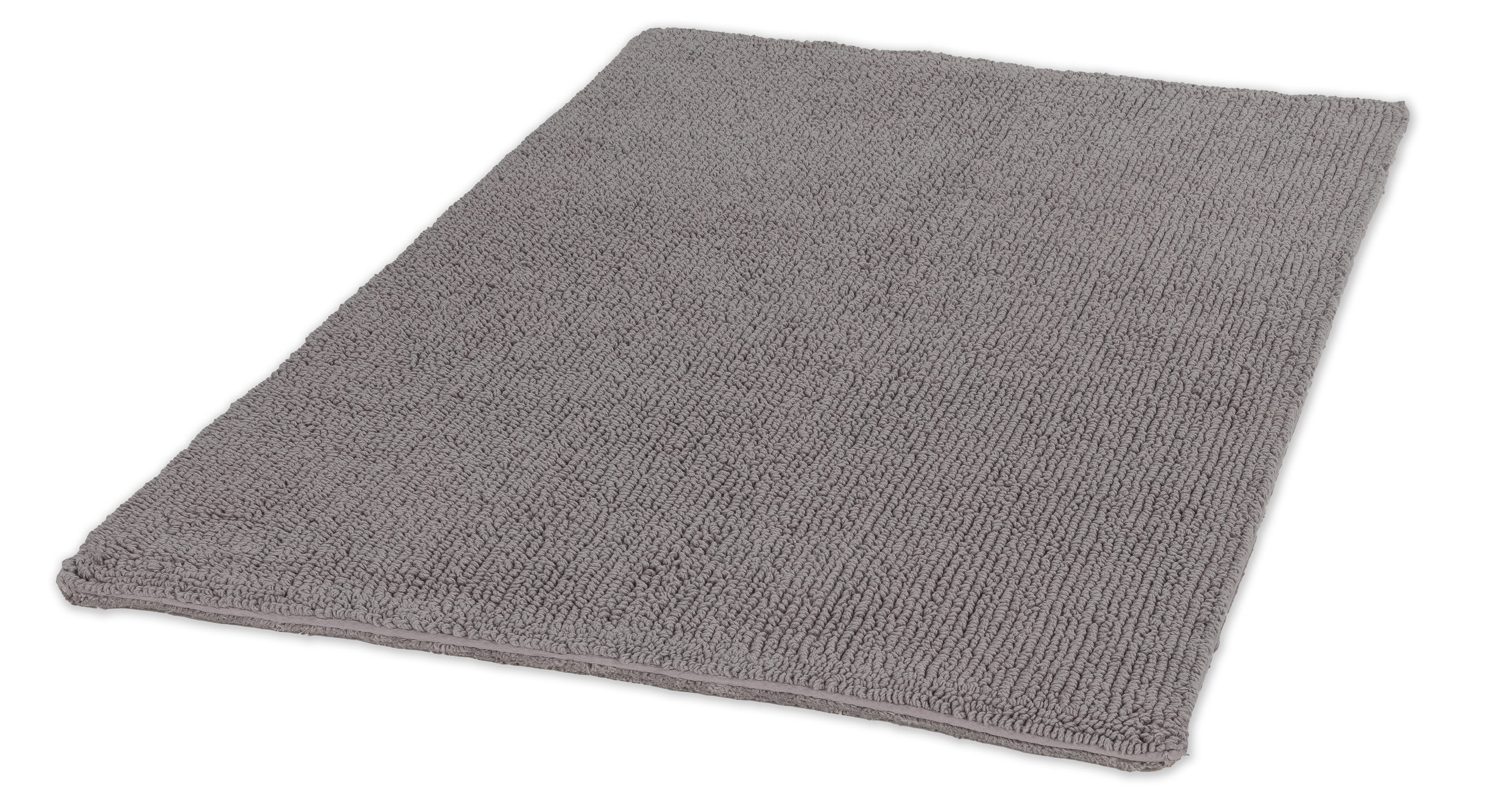 SCHÖNER WOHNEN-Kollektion Badematte Bahamas Uni, Höhe 30 mm, fußbodenheizungsgeeignet, Baumwolle, rechteckig, beidseitig verwendbar