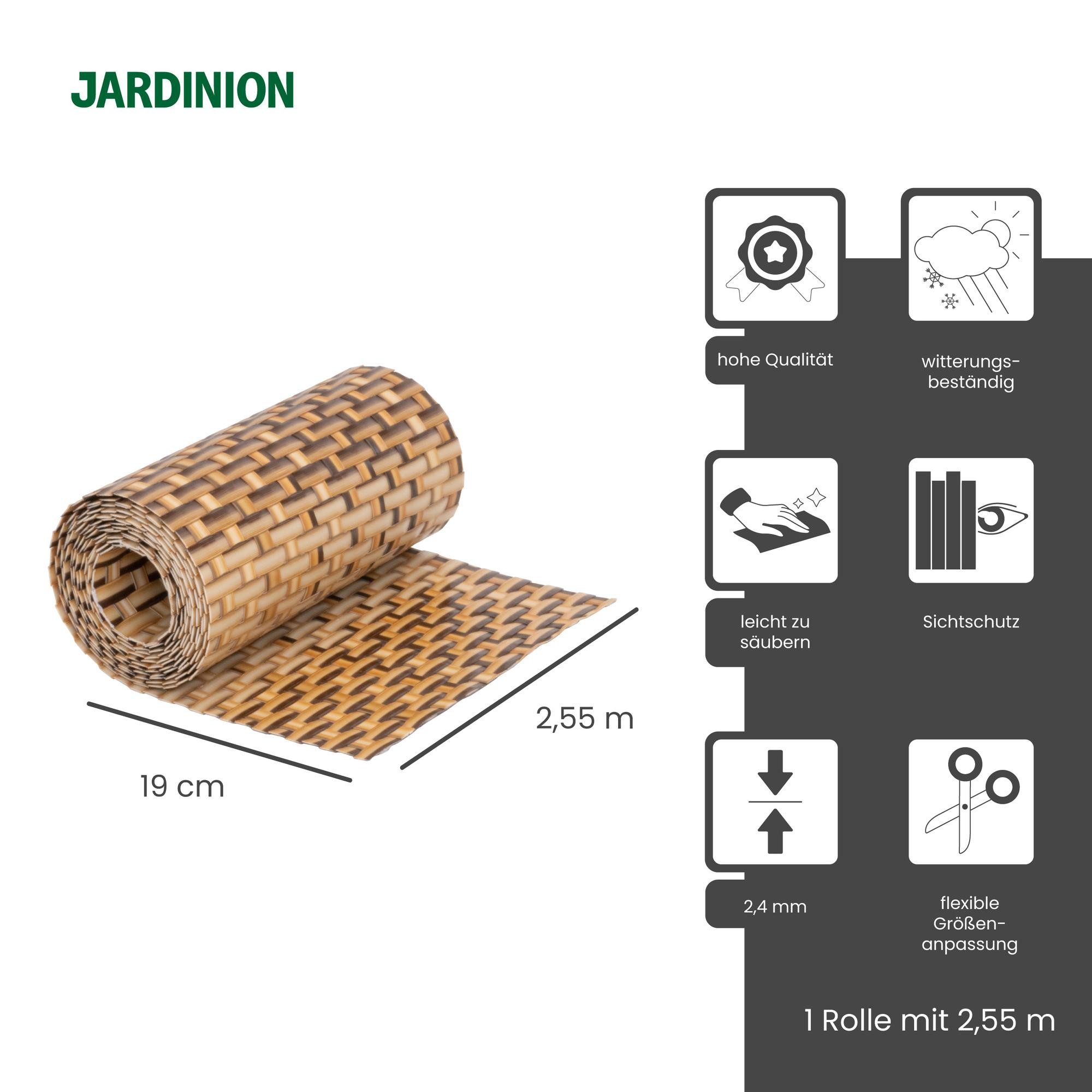 Jardinion Sichtschutzstreifen, (Sichtschutzstreifen, Doppelstabmattenzaun S günstig online kaufen