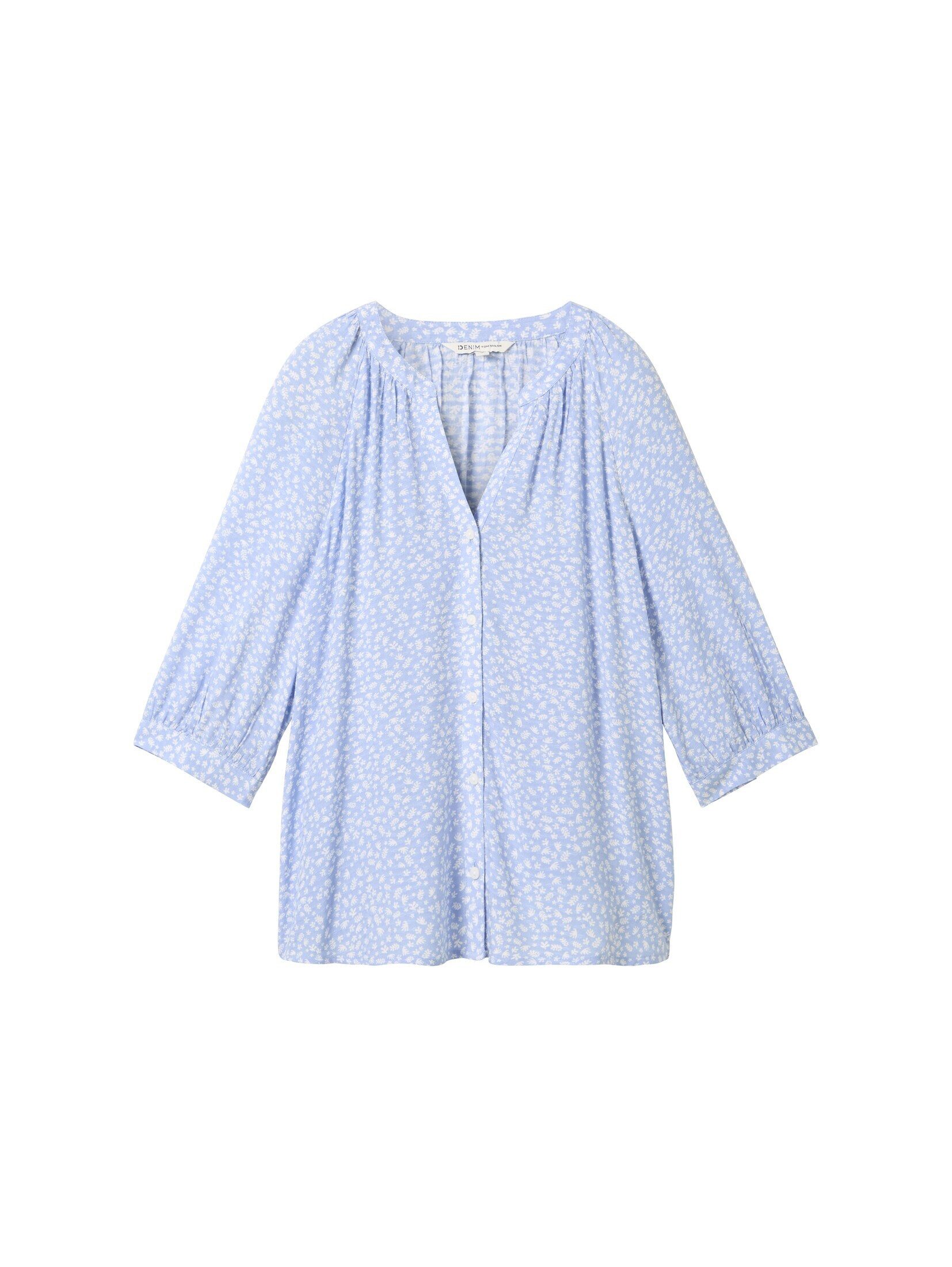 TOM TAILOR Denim Kurzarmbluse Bluse mit günstig online kaufen