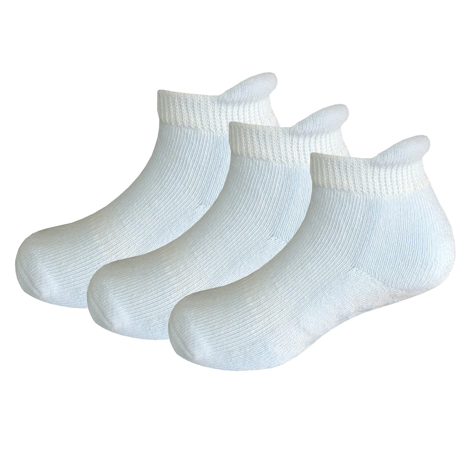 Yalion Arbeitssocken Babysocken Kinder Anti-Rutsch-Socken Blau warm (3-Paar) und Socke Weiche Baumwoll Atmungsaktiv