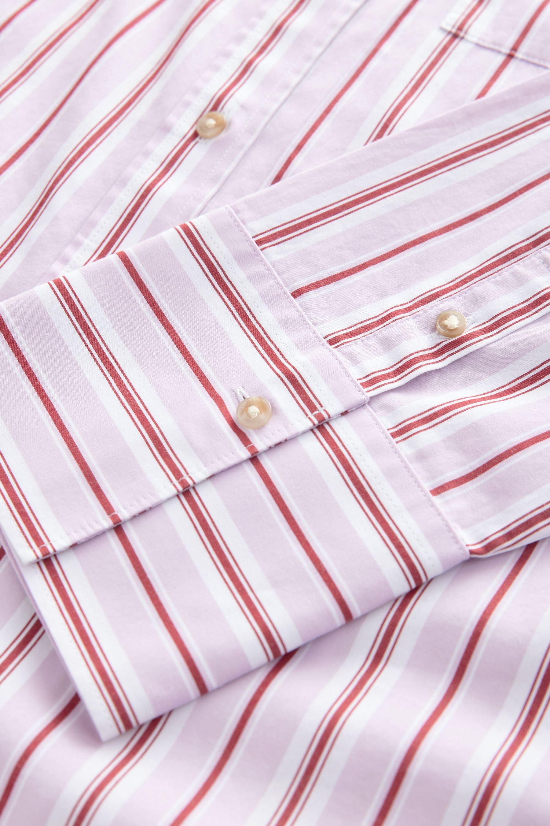 Next Langarmbluse Button-Down-Shirt 100 % Baumwolle im günstig online kaufen