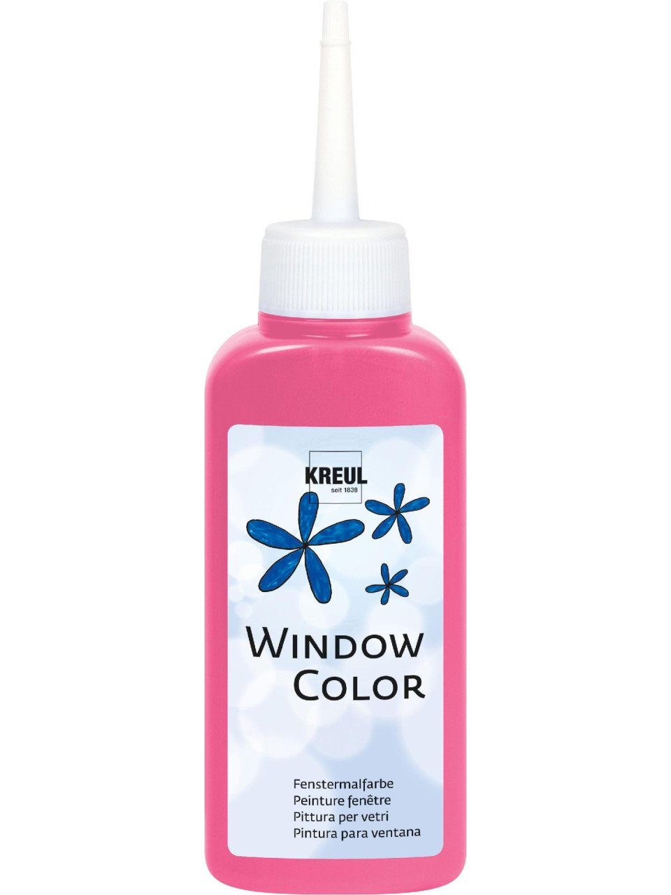 Bastelfarbe Kreul Window Color Leucht-pink 80 ml
