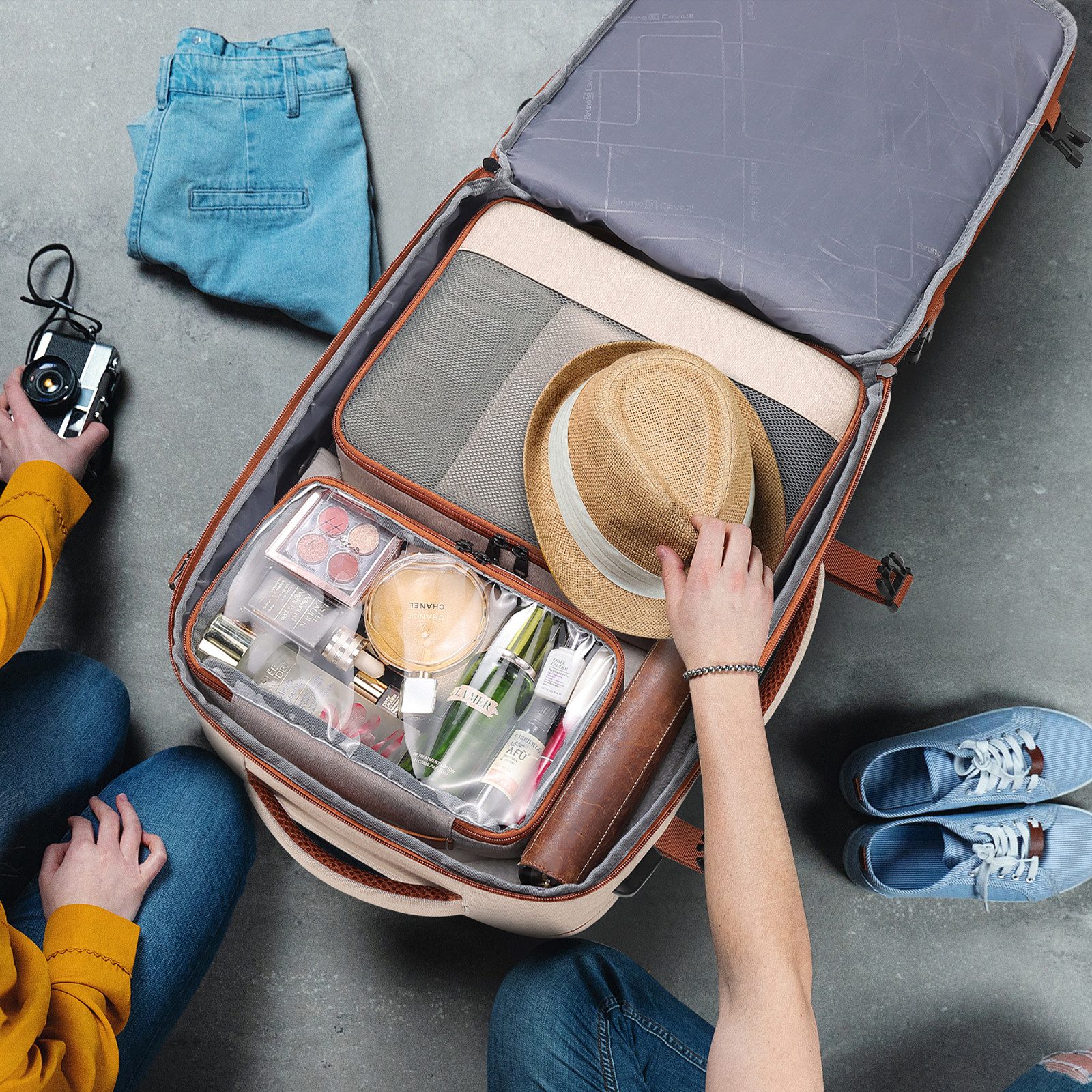 OKWISH Reiserucksack Laptoprucksack Freizeitrucksack Handgepäcktasche (mit günstig online kaufen