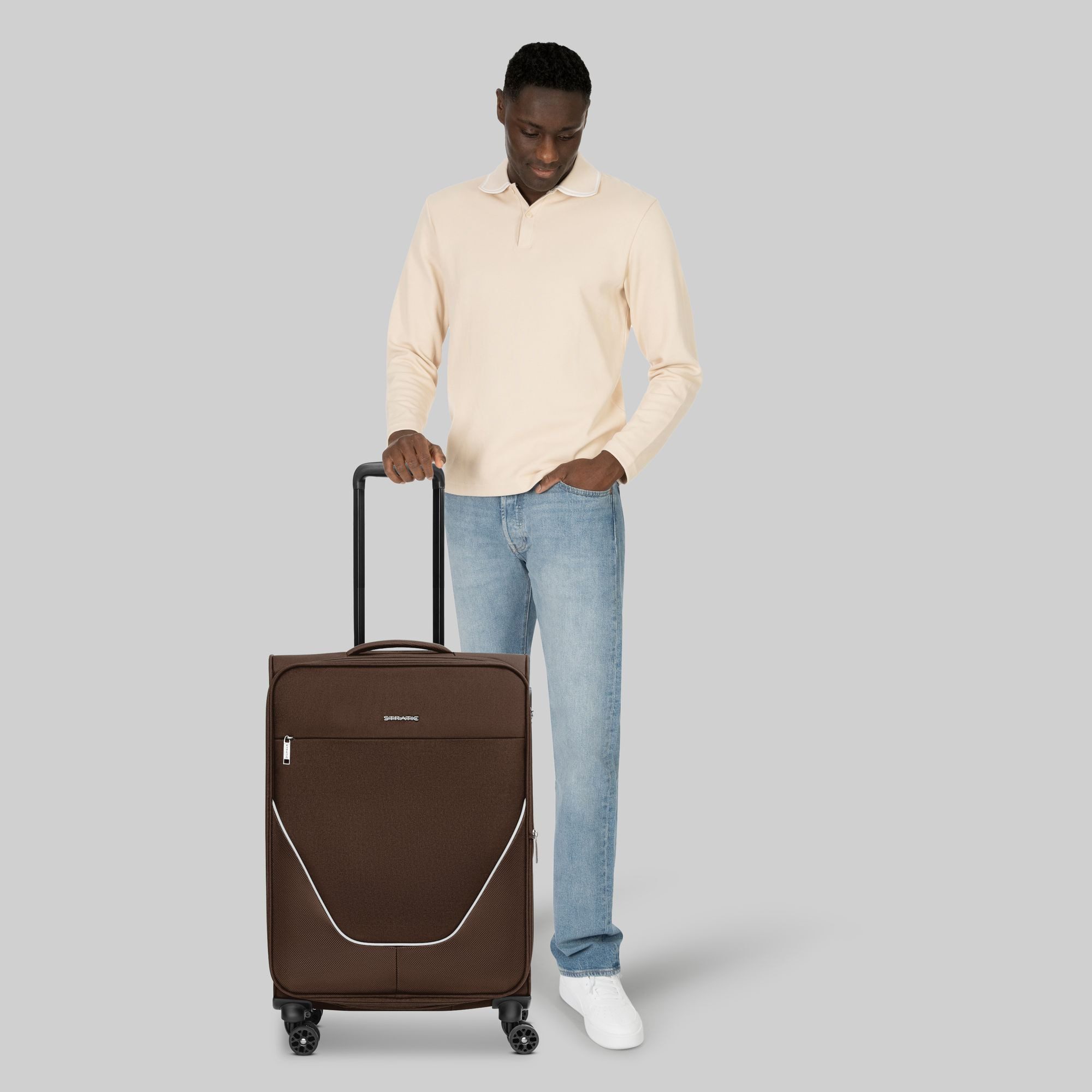 Stratic Weichgepäck-Trolley taska, 4 Rollen, Polyester günstig online kaufen