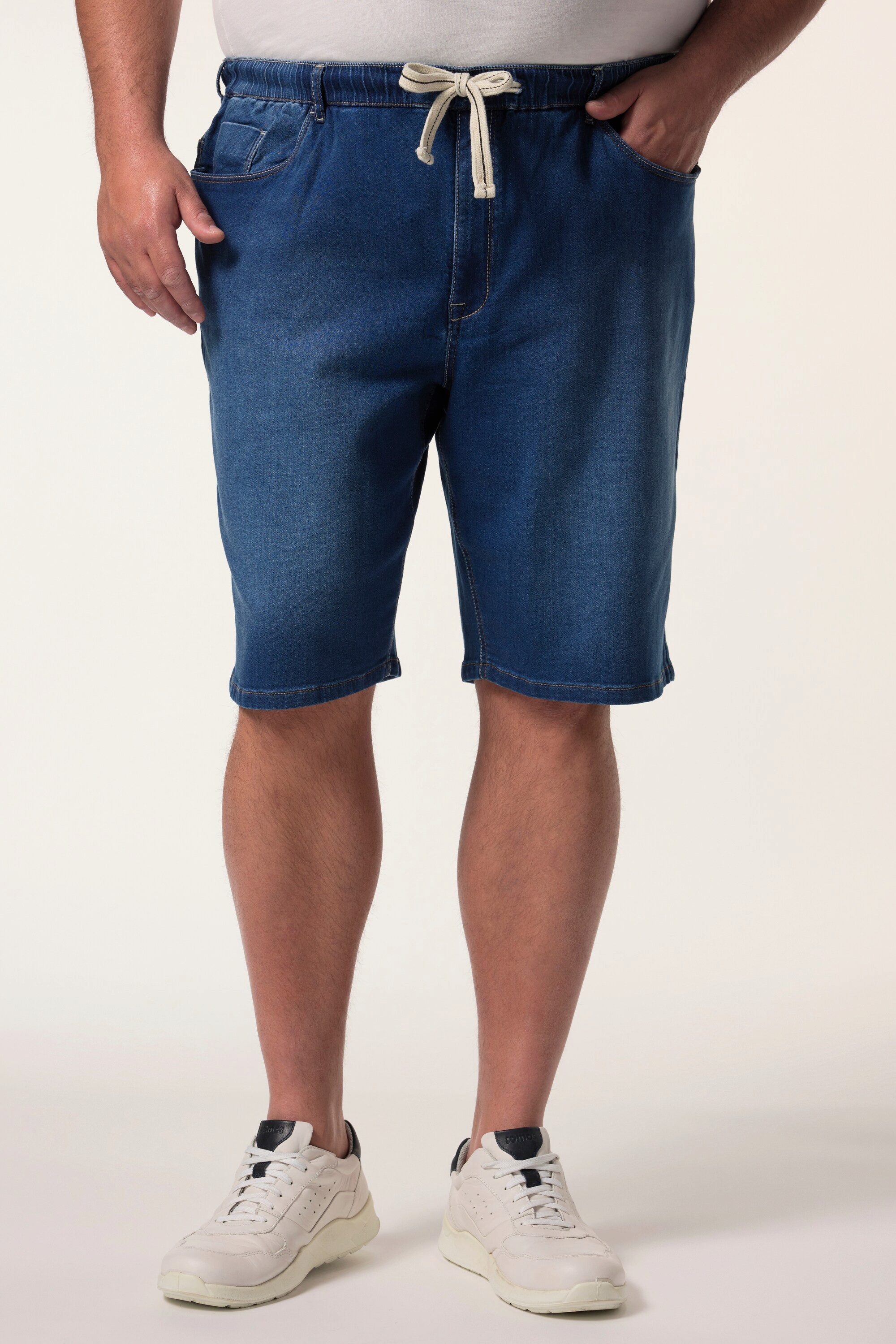 Men Plus Bermudas Superstretch-Jeansbermuda