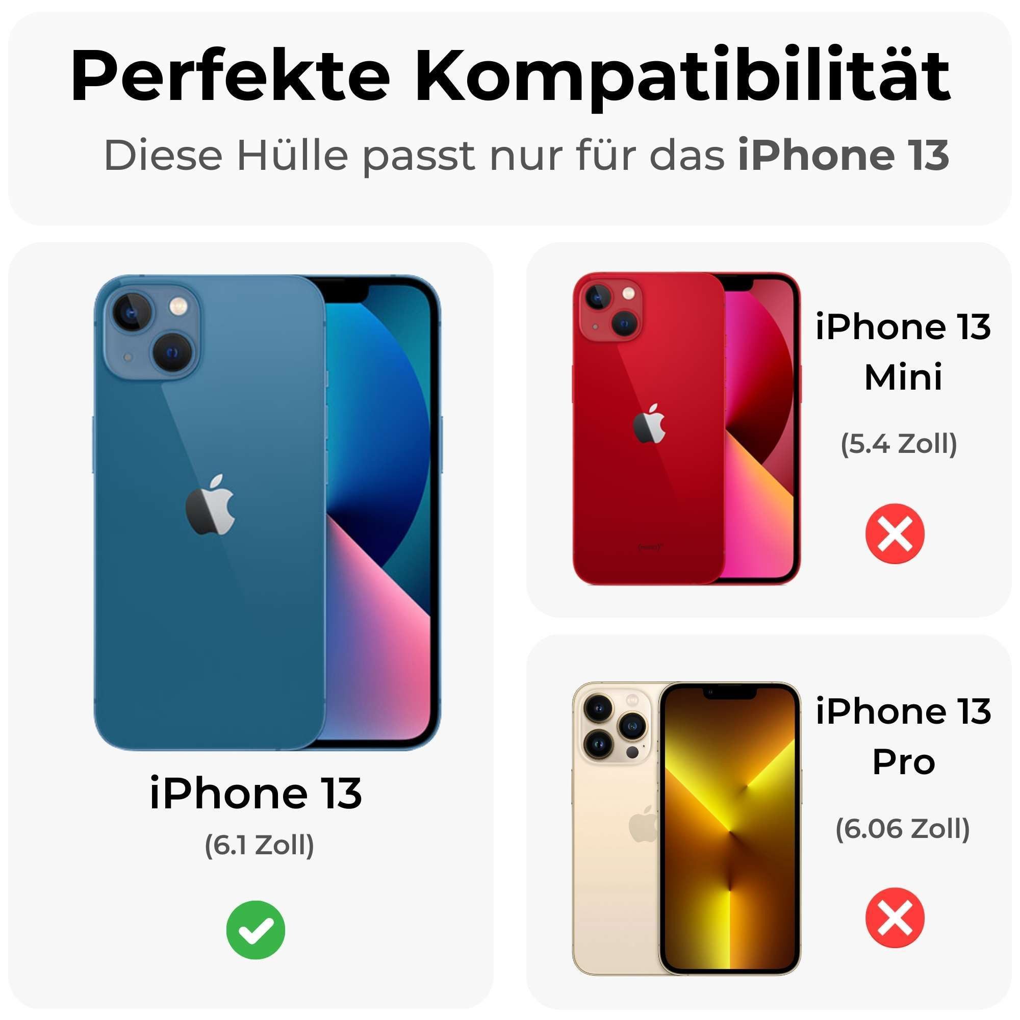 betterfon Handyhülle für Apple iPhone Schutzhülle Case, Magnetisches Laden, mattes Design, kratzfest & stoßfest verarbeitet