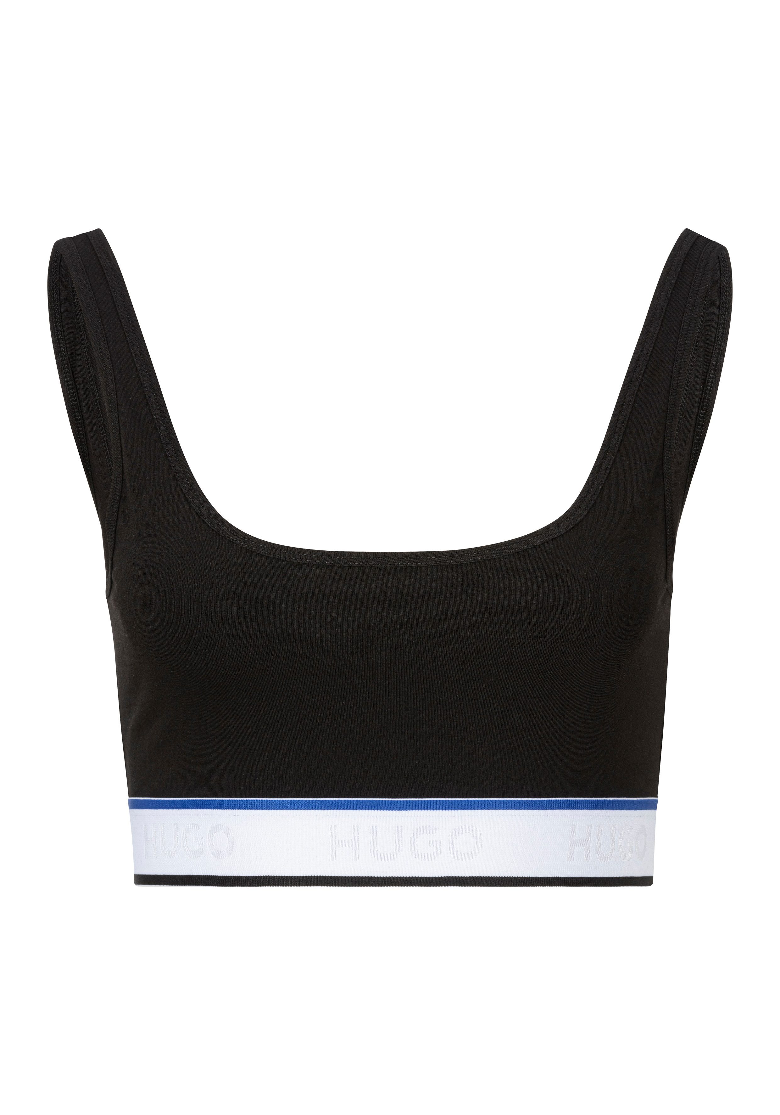 HUGO Bralette BRALETTE BLUE mit elastischem Bund