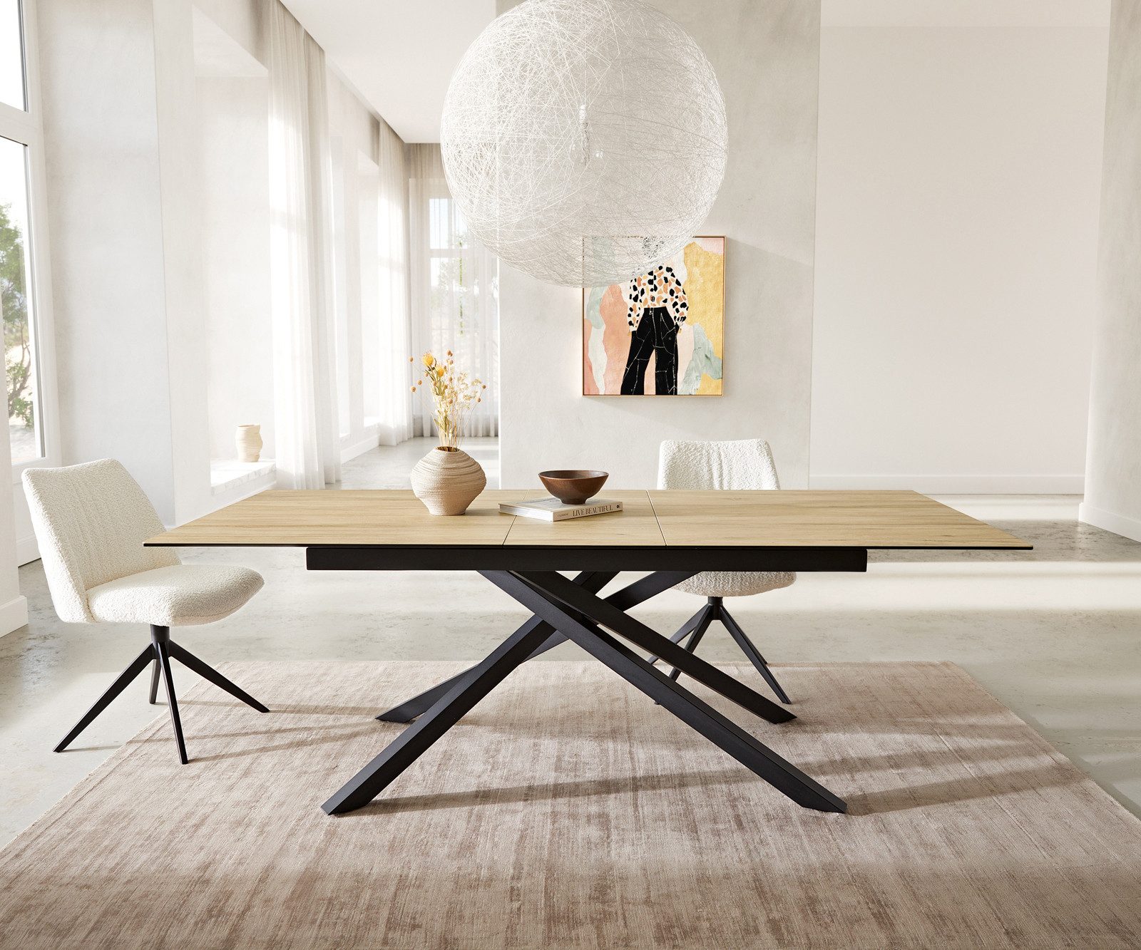 DELIFE Esstisch Edge, Keramik Laminam® Sabbia günstig online kaufen