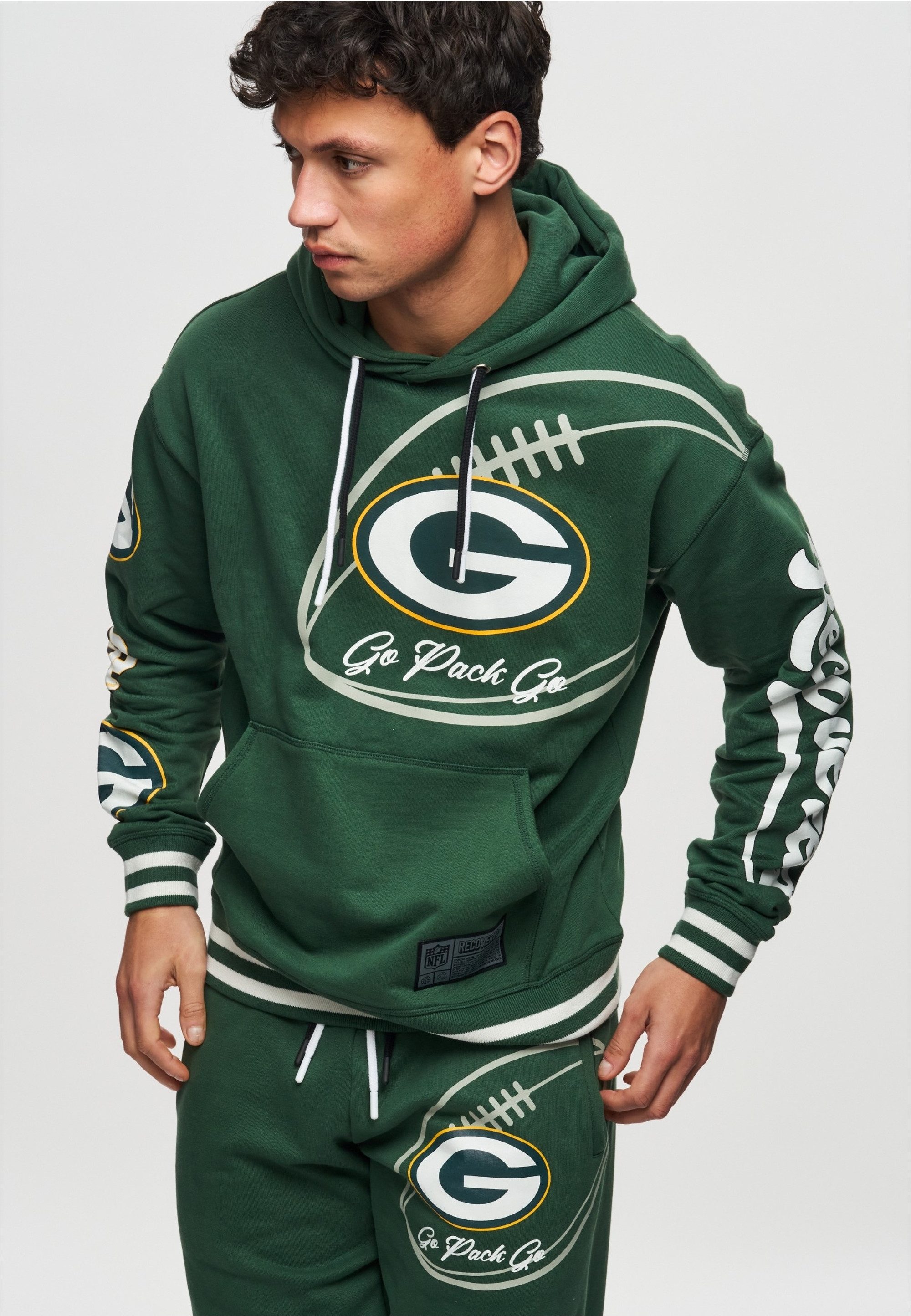 Recovered Kapuzensweatshirt "NFL Packers Go Pack Go", im zeitlosen Design günstig online kaufen