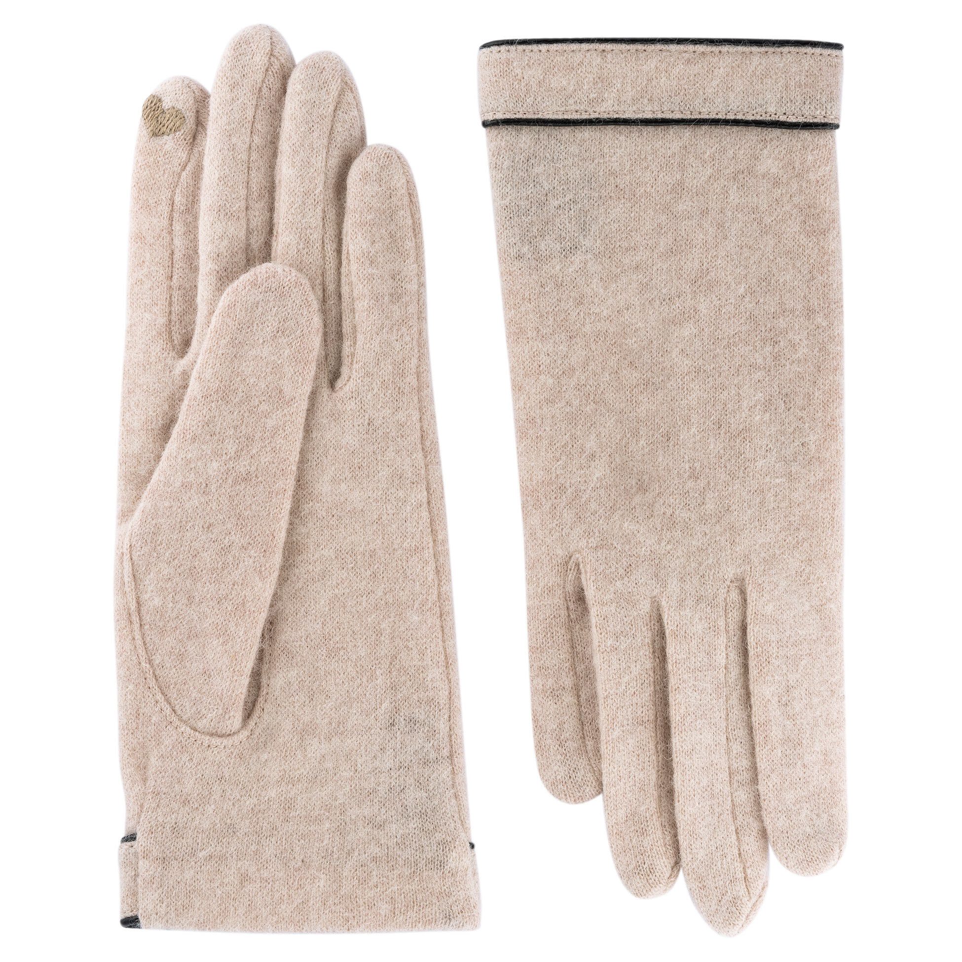 Roeckl Strickhandschuhe Leather Piping günstig online kaufen
