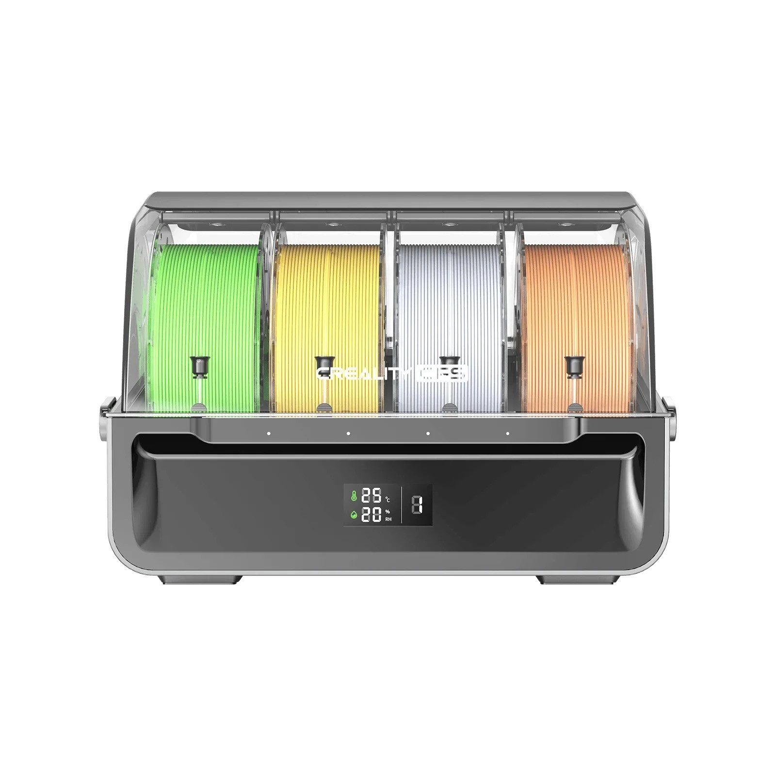 Creality 3D 3D-Drucker Creality CFS Filament-Management-System für K2 Plus, Feuchtigkeitsgeschützt für eine längere Lebensdauer des Filaments