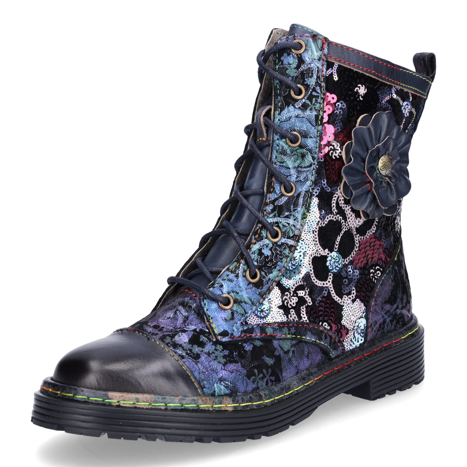 LAURA VITA Laura Vita Damen Schnürboot blau Schnürboots