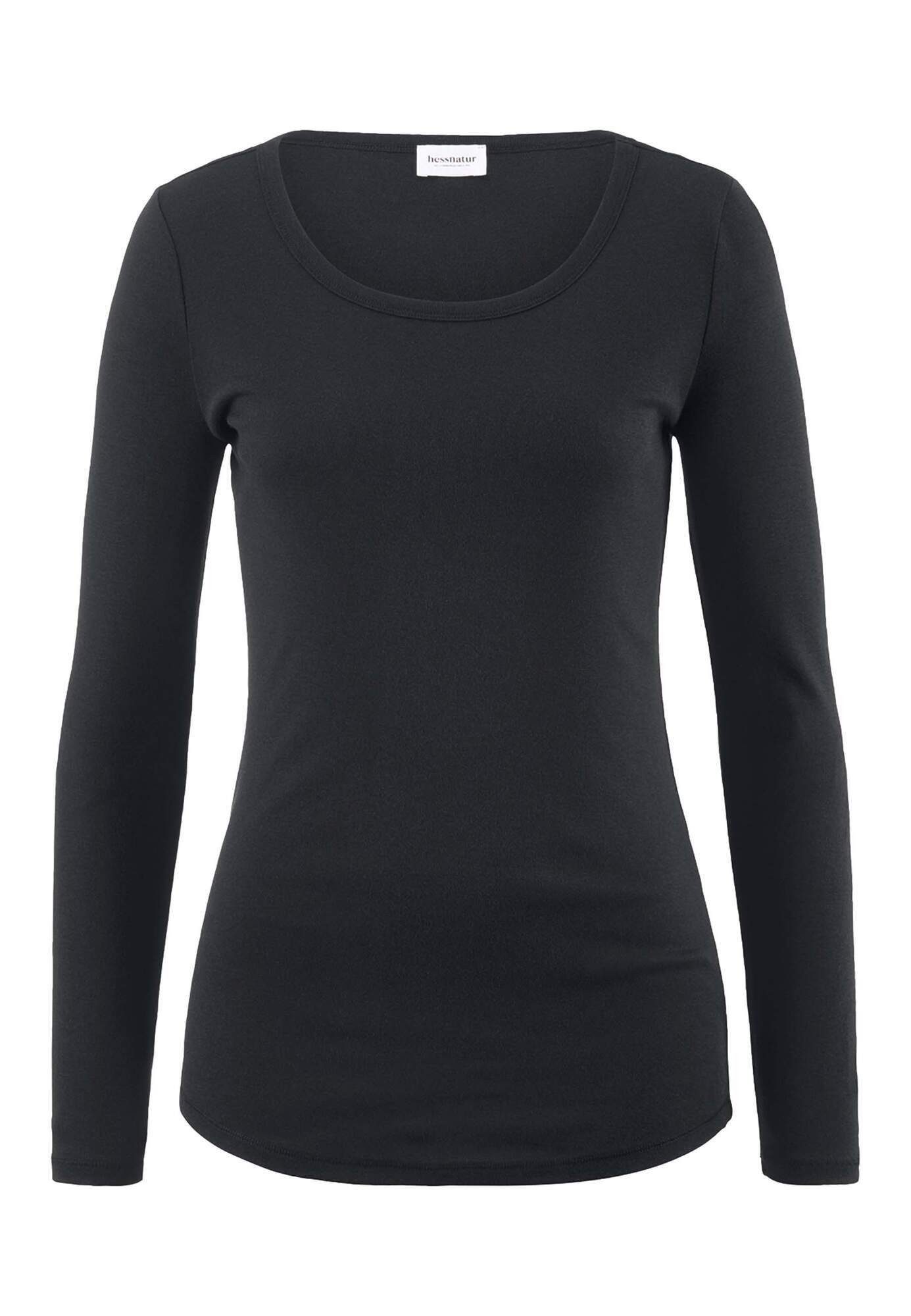 Hessnatur T-Shirt Fitted aus Bio-Baumwolle und TENCEL™ Modal (1-tlg)