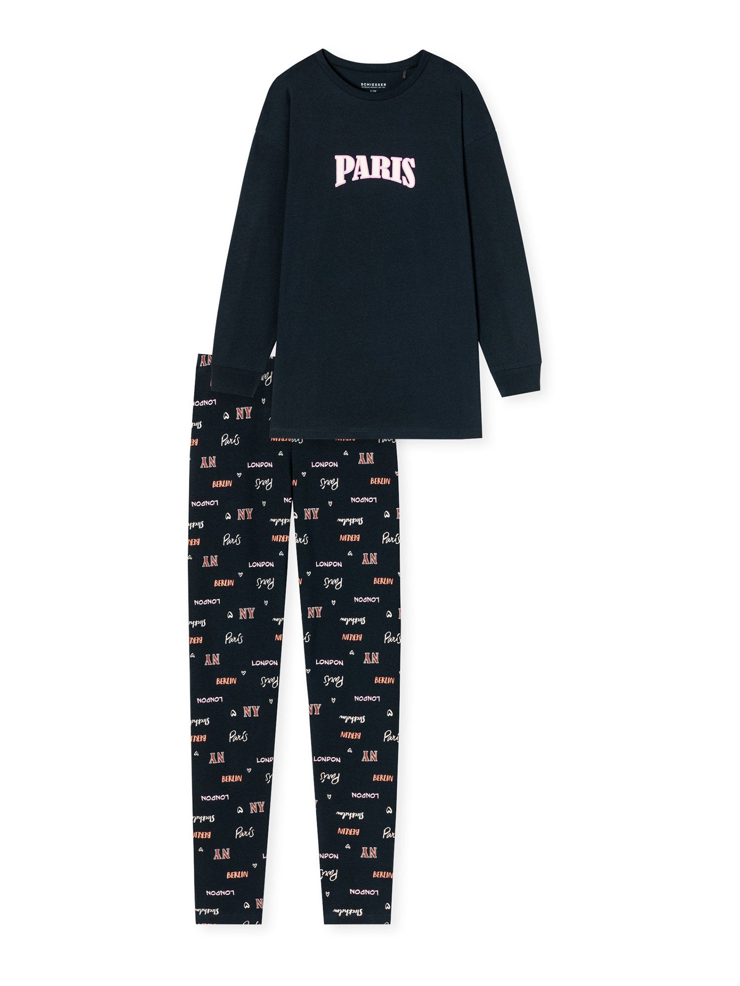 Schiesser schlafanzug Pyjama Teens schlafmode Nightwear pyjama