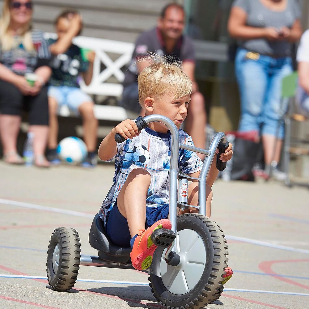 Winther Dreirad Viking Dreirad Off-Road, In cooler Chrom-Optik