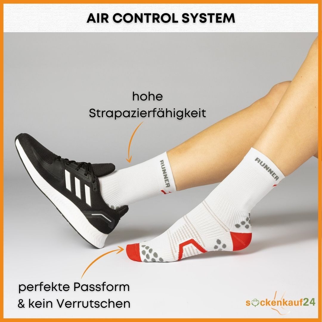 sockenkauf24 Laufsocken Sportsocken für Herren & Damen Laufsocken (3-Paar) Atmungsaktive Running Socks 50201P WP