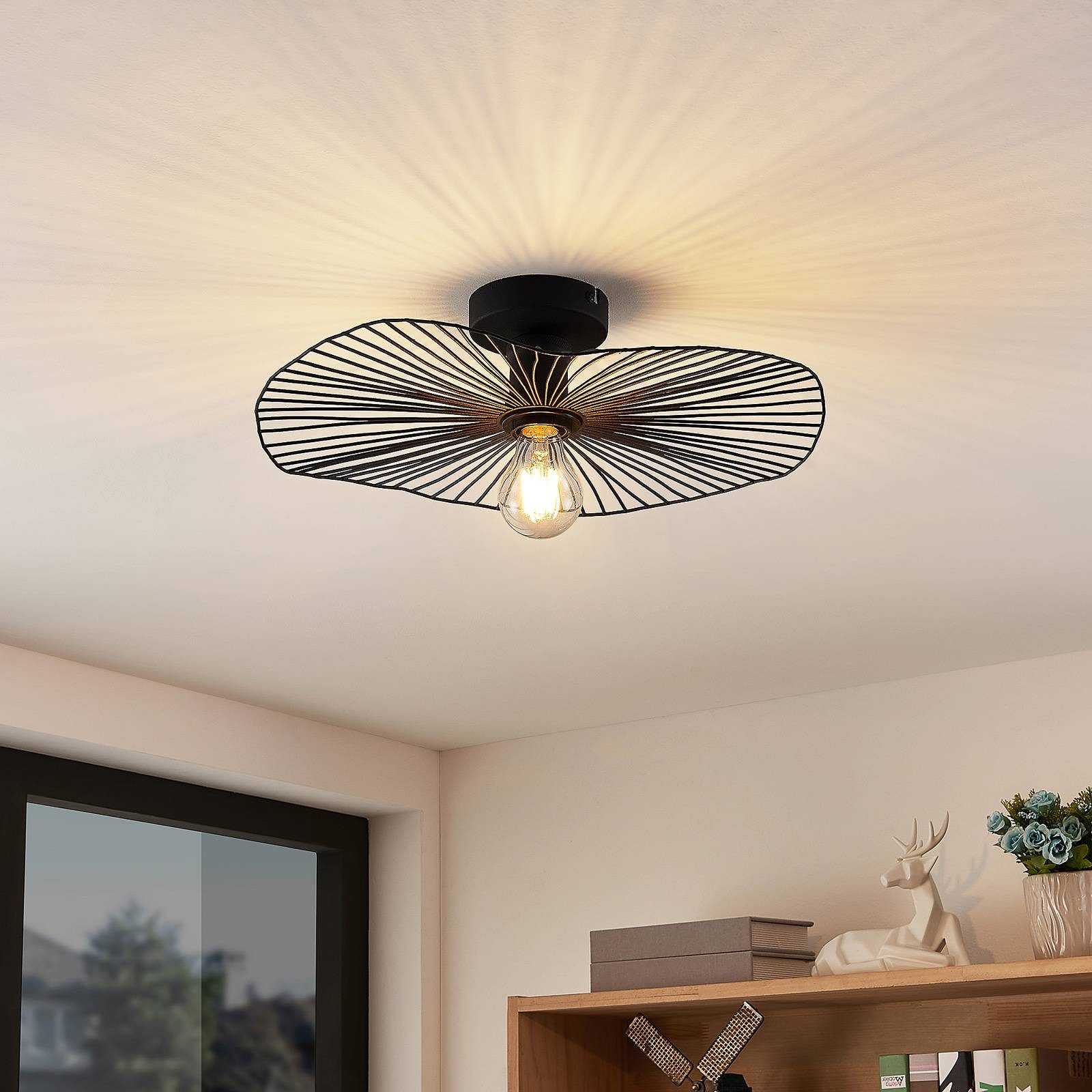 Lindby Deckenleuchte Ruota, dimmbar, Leuchtmittel nicht günstig online kaufen