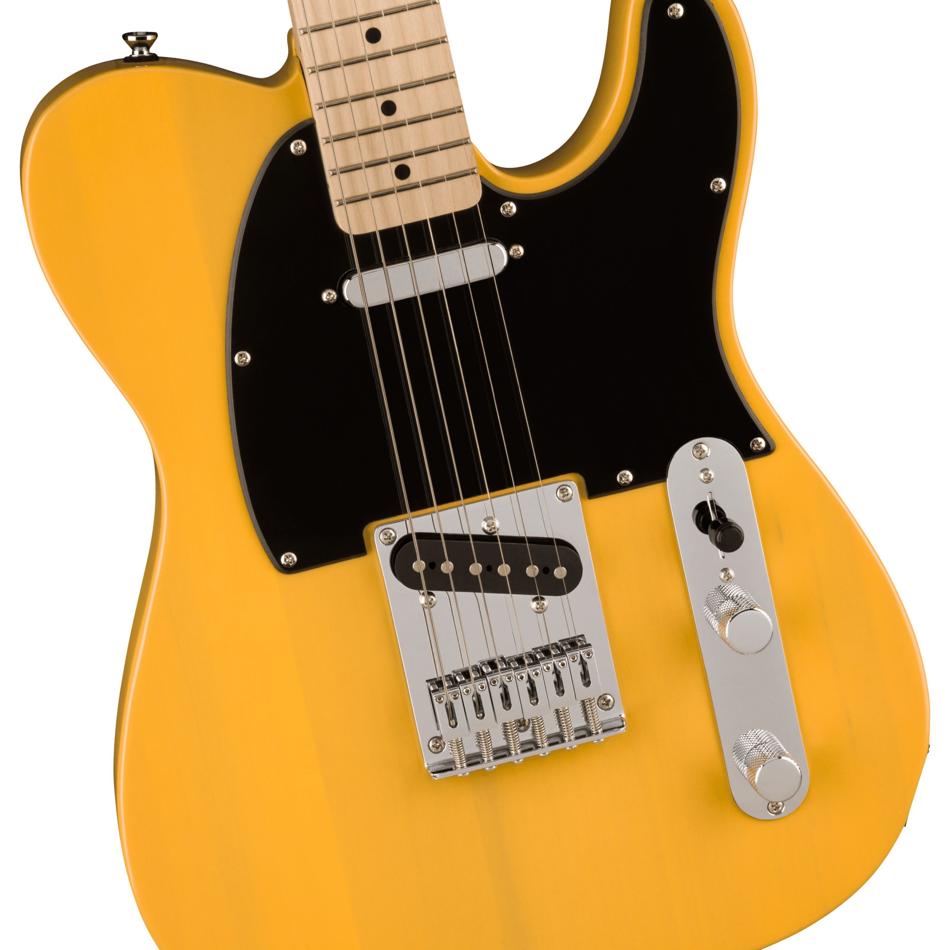 Squier E-Gitarre, E-Gitarren, T-Modelle, Sonic Telecaster MN Butterscotch Blonde - E-Gitarre
