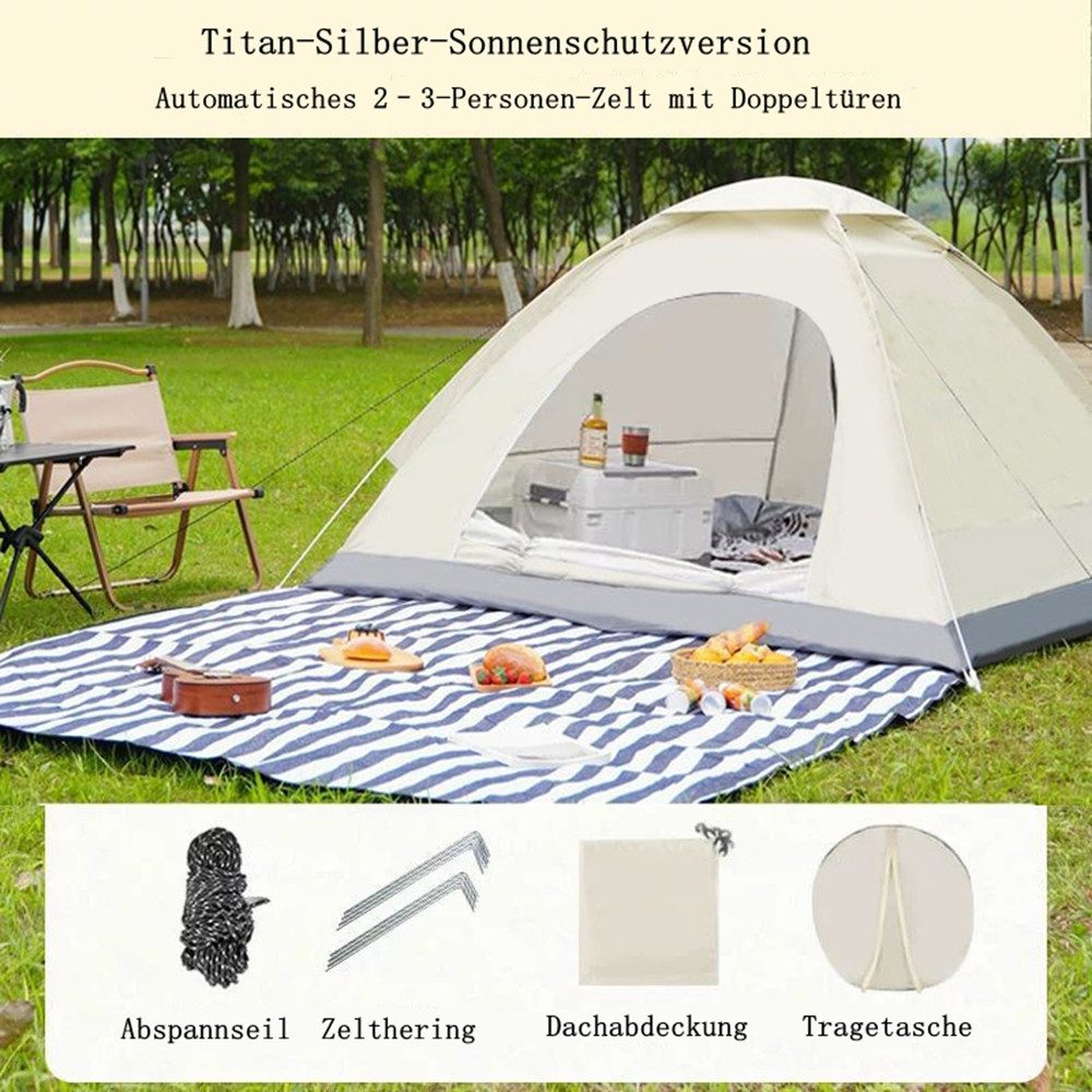 SIKAINI Wurfzelt Automatisches Wurfzelt UV-Schutz, Zwei günstig online kaufen