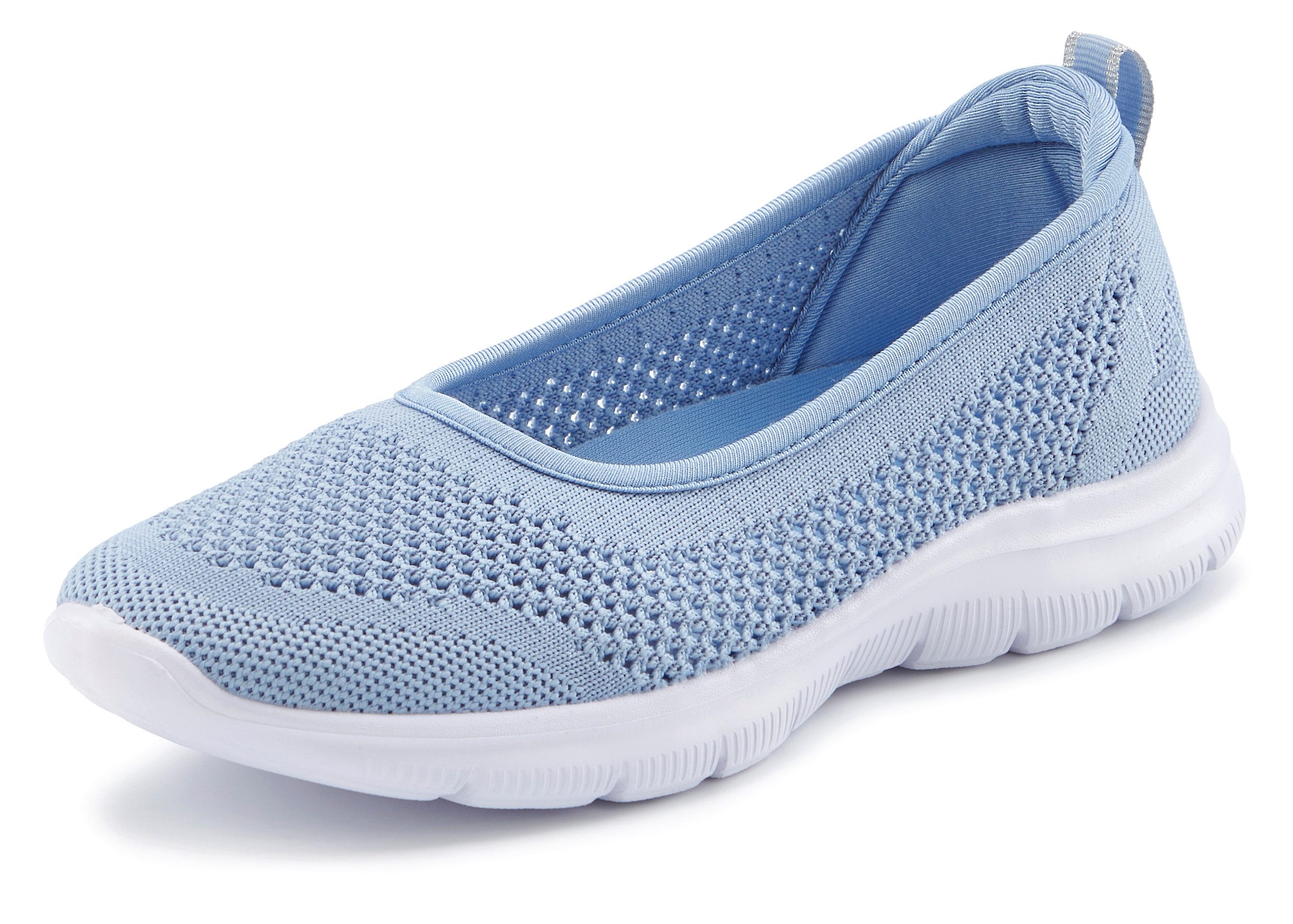 LASCANA Halbschuh, Sneaker Ballerinas ultraleichter Slipper, Freizeitschuh günstig online kaufen