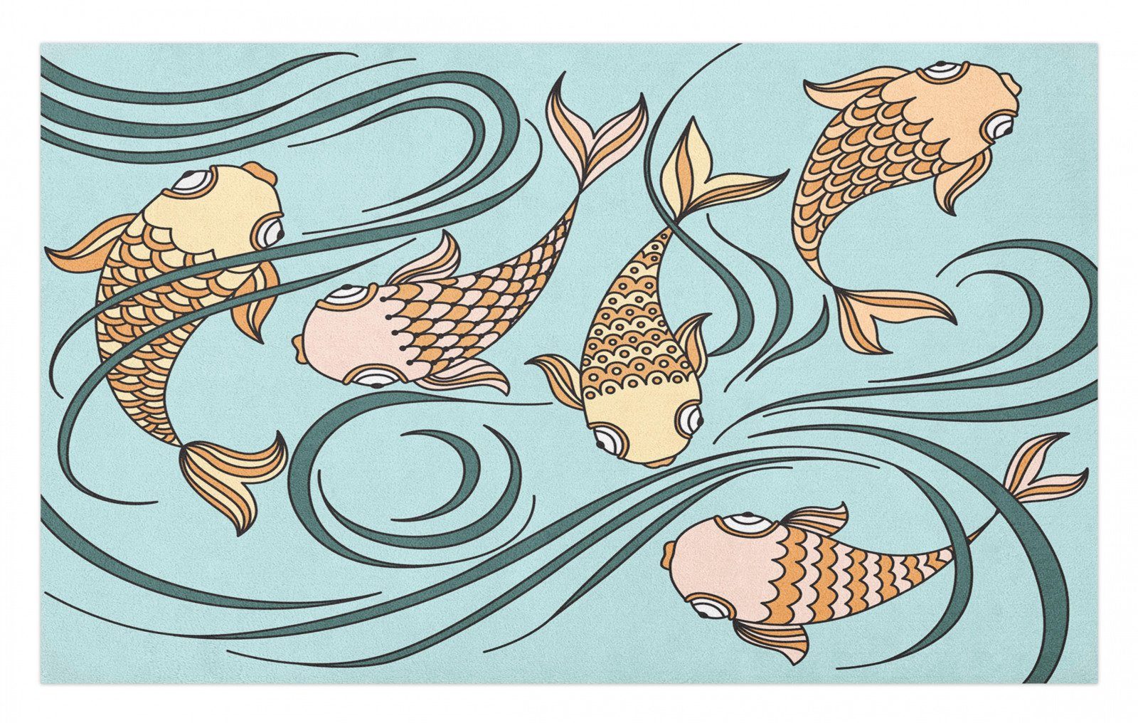 Outdoorteppich »Dekorative Polyester Bodenmatte mit rutschfesten Träger