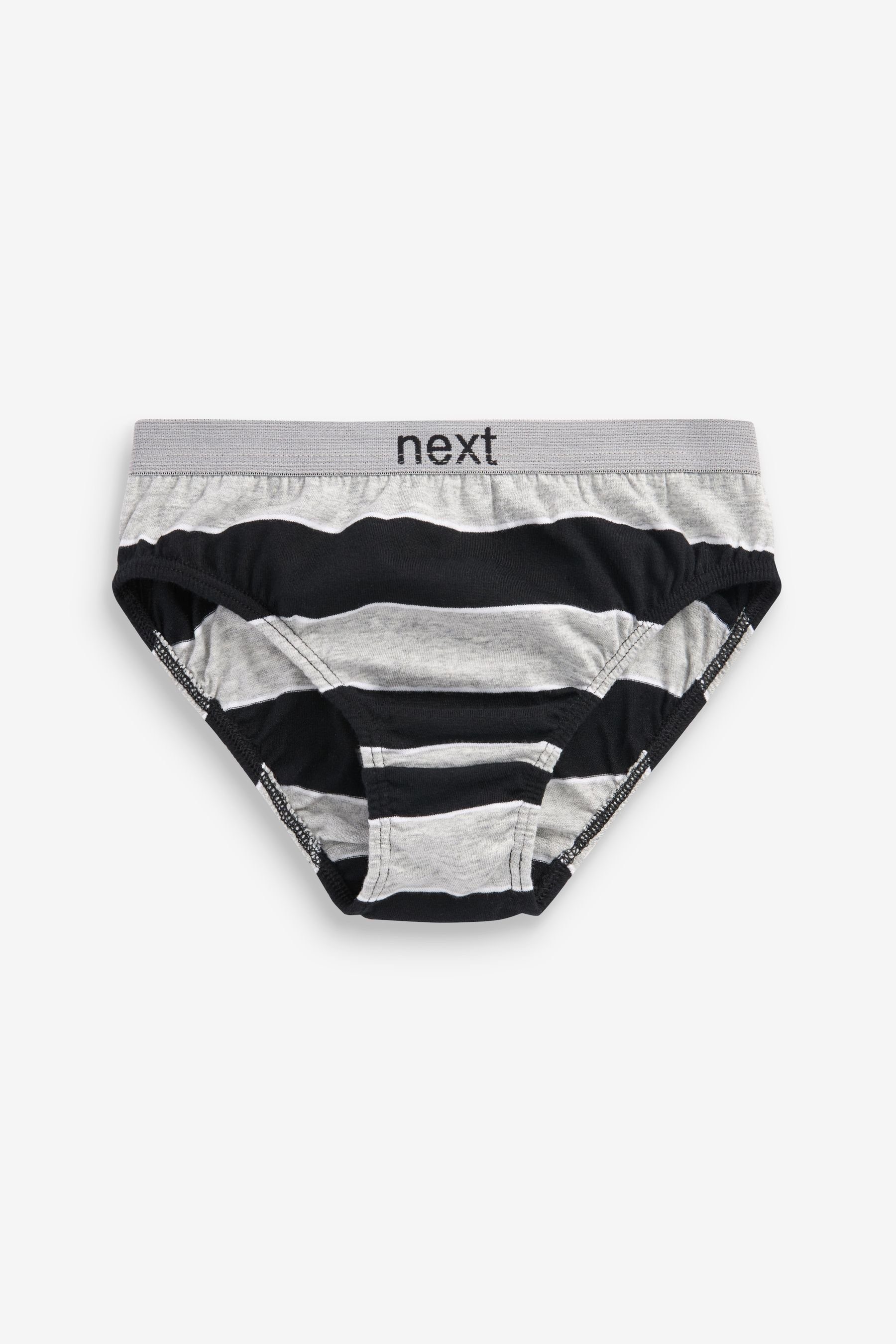 im Black/White/Grey 5er-Pack Slip Unterhosen Stripe (5-St) Next
