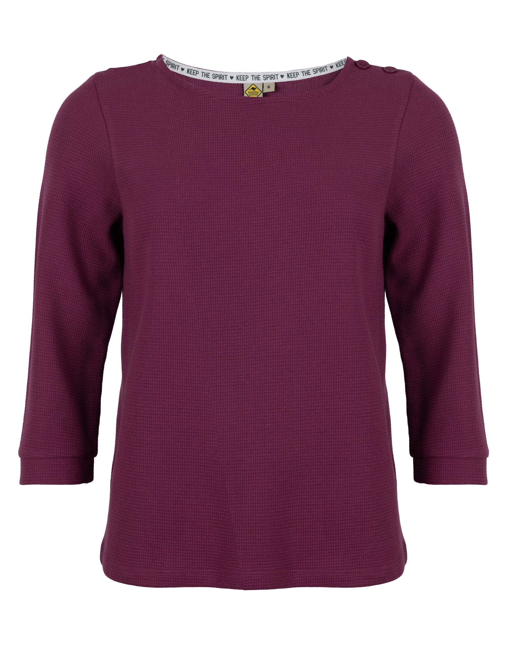 ROADSIGN australia Langarmshirt Soft Structure (1, 1-tlg., 1) Longsleeve mit Struktur-Design & feinem Detailspiel