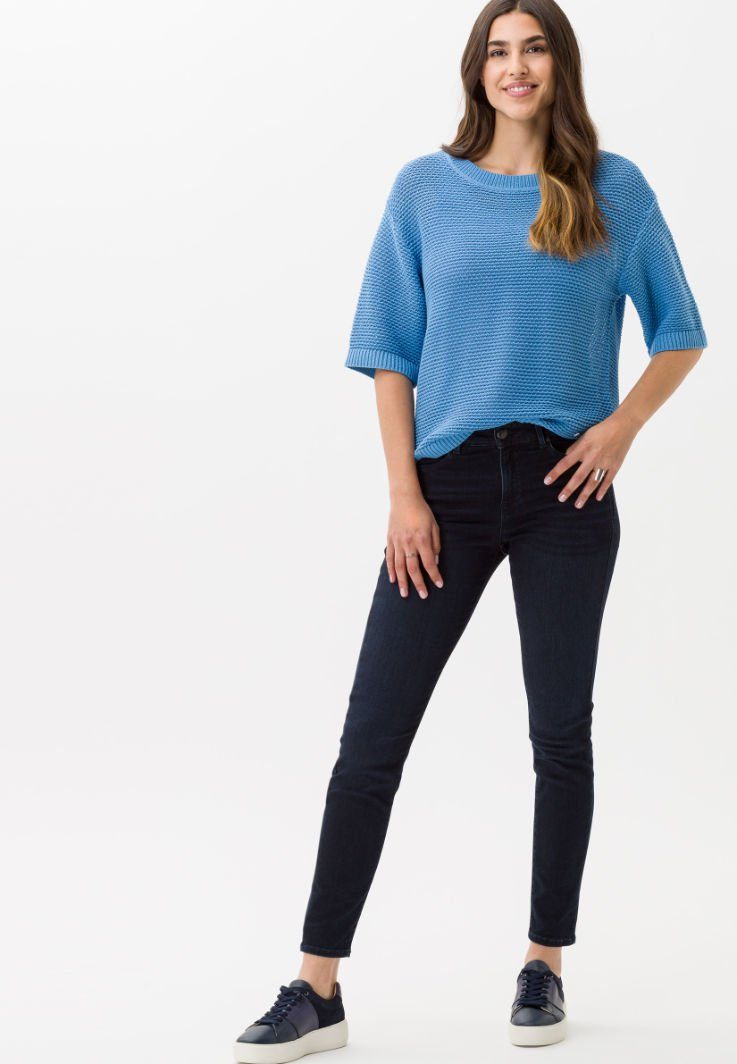Style ANA dunkelblau Brax 5-Pocket-Jeans