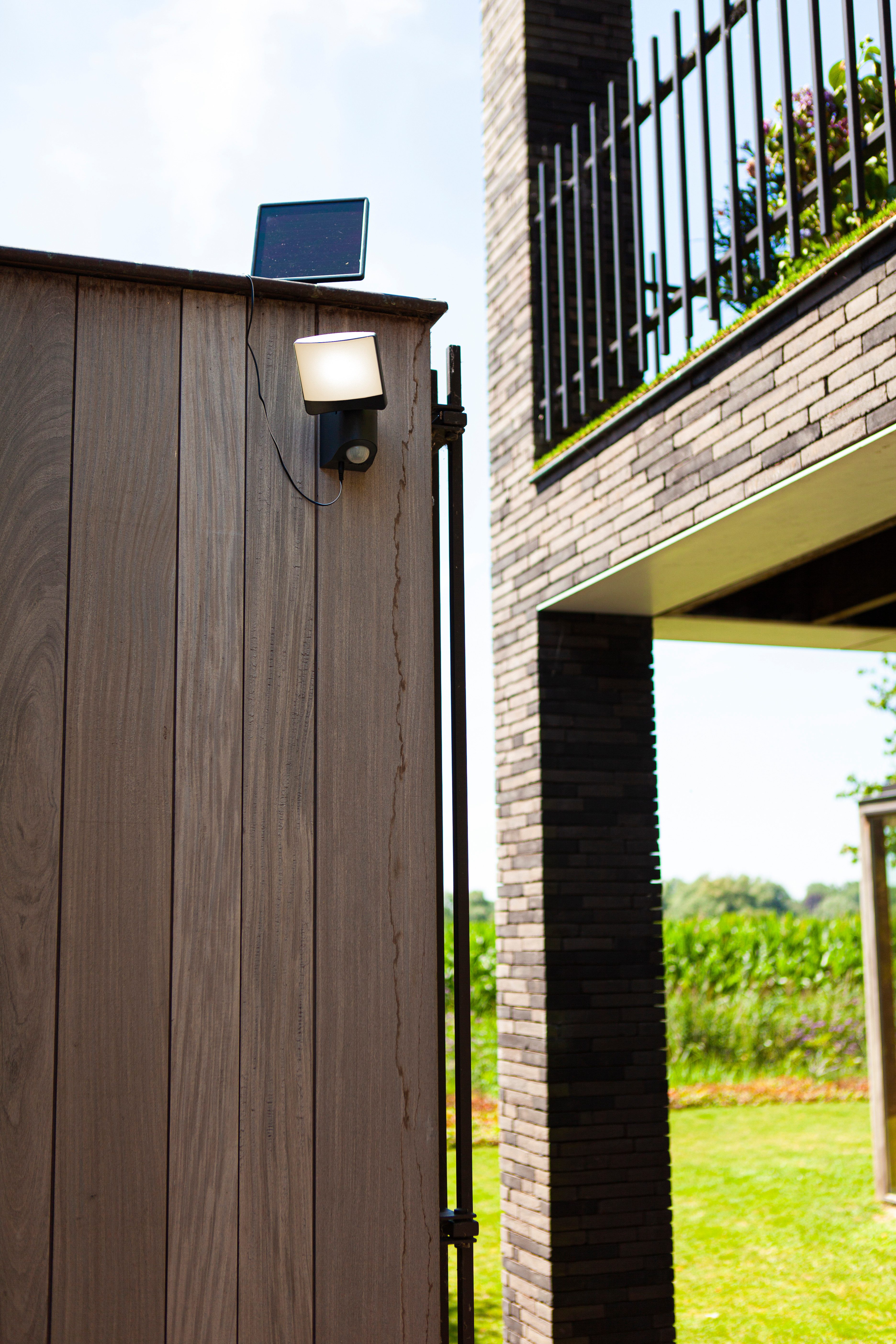 LUTEC LED Solarleuchte LED-Solar Wandleuchte SUNSHINE, günstig online kaufen
