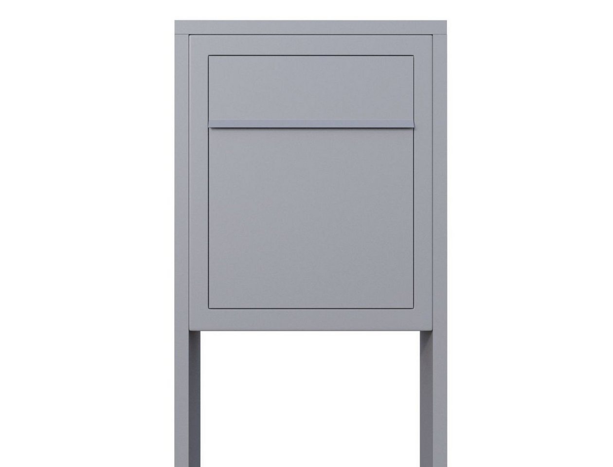 Thumbnail - Bravios Briefkasten Standbriefkasten Base Grau Metallic