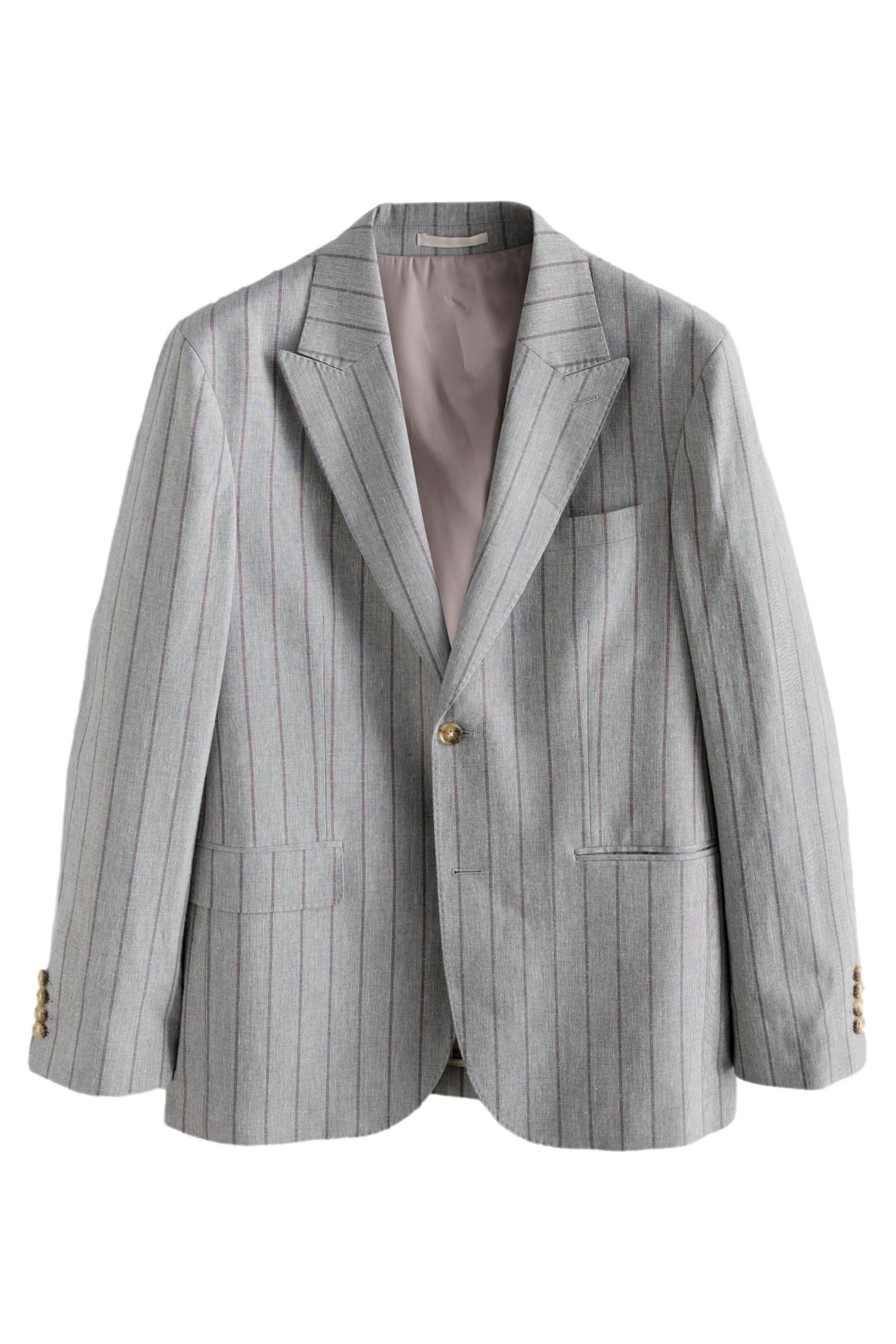 Next Sakko N. Premium Tailored Fit Anzugsakko mit Streifen (1-tlg)