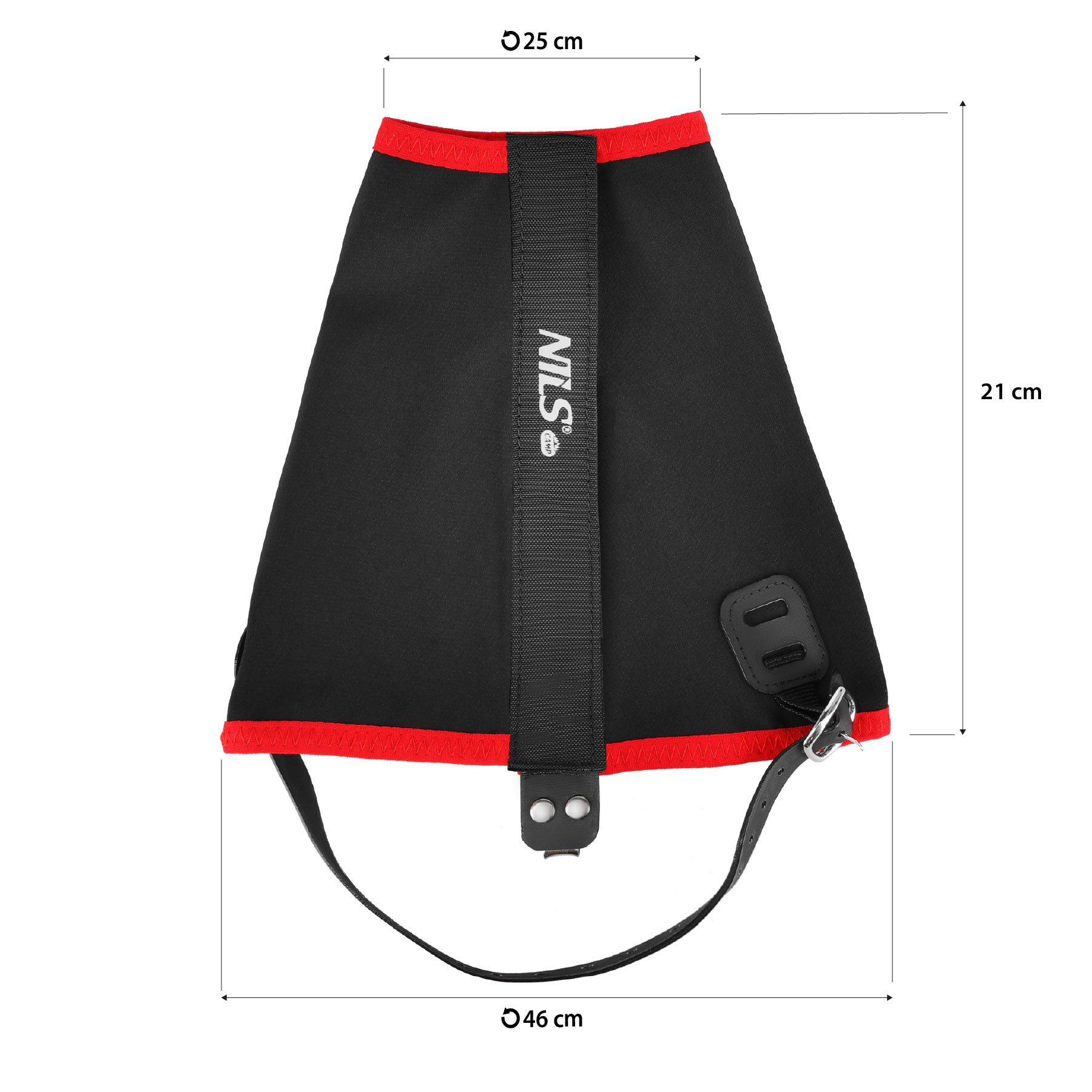 NILS CAMP Gamaschen Trailrunning Beinschutz Knöchelgamaschen, (Spar-Set, 1-St. 21 cm hoch leicht), leicht, atmungsaktiv, Klettverschluss, Unterschnallriemen