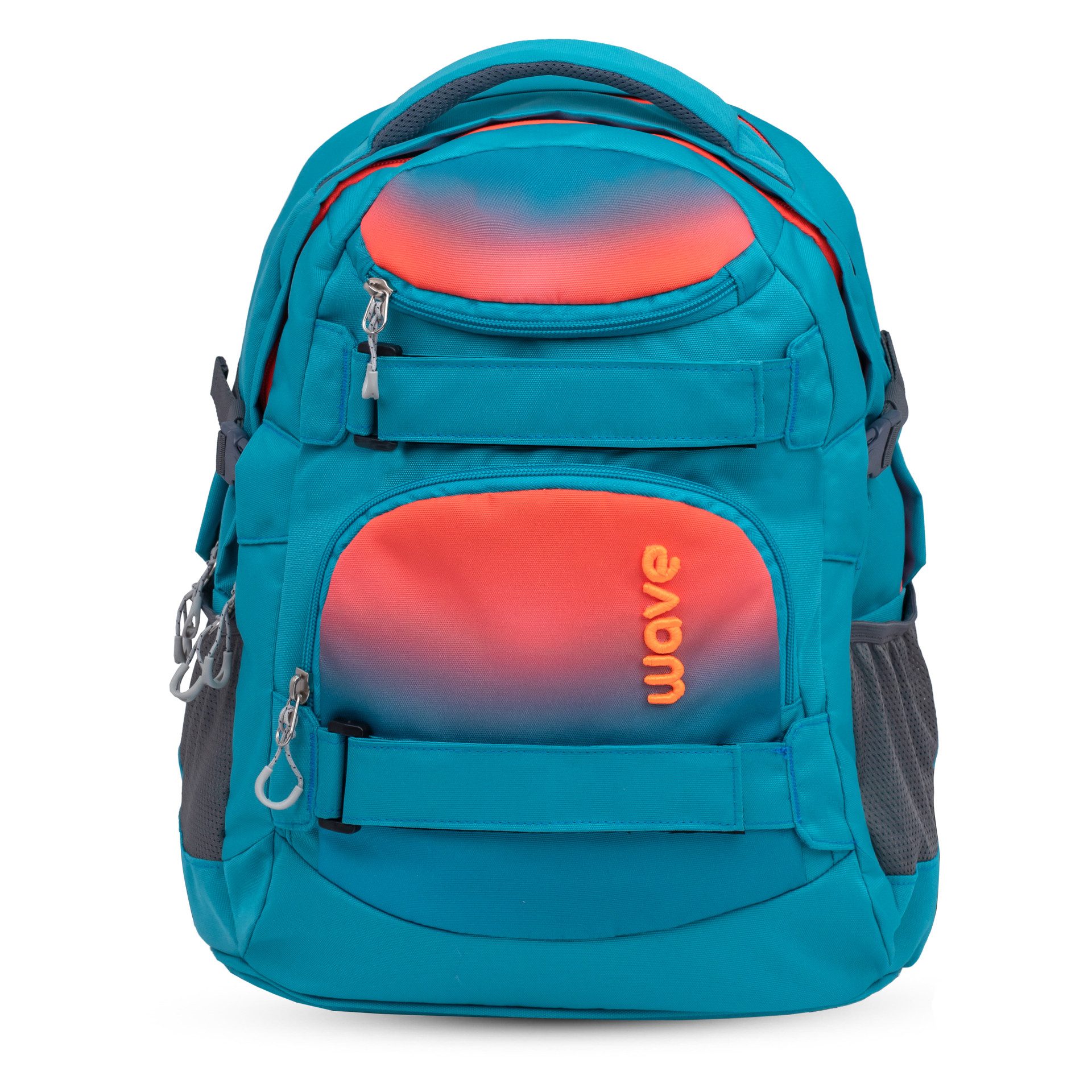 Wave Schulrucksack Wave Infinity Schulrucksack - Ombre Neon Orange and Bluebird