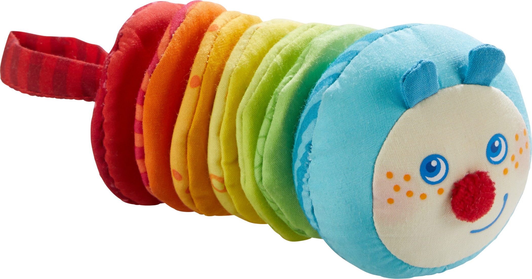 Haba Lernspielzeug Babywelt Multifunktionsspielzeug Ratterfigur Raupe Mina 1303192001
