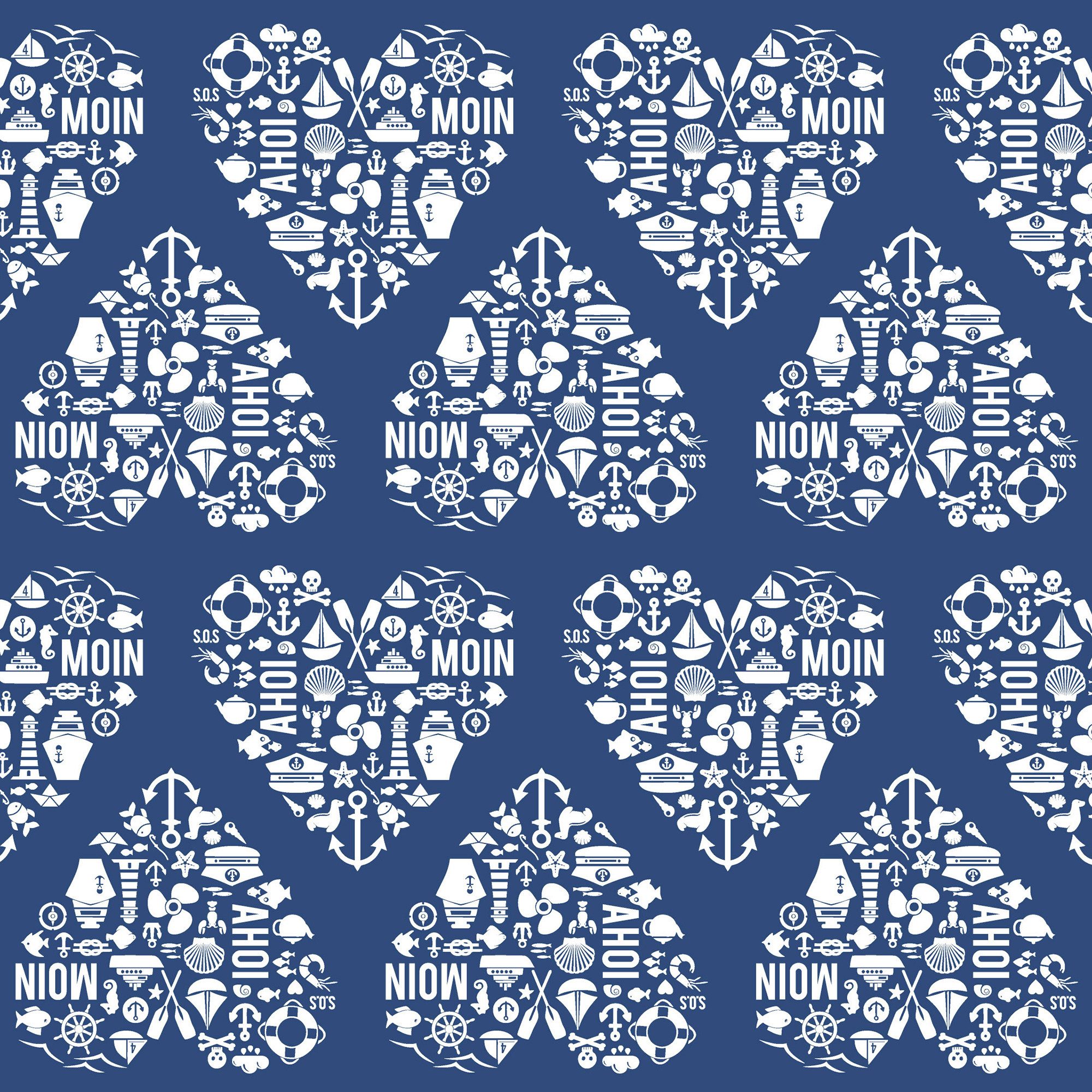 Bow & Hummingbird Geschenkpapier Geschenkpapier "Nordisch by Heart", Bow & Hummingbird, aus Recyclingpapier