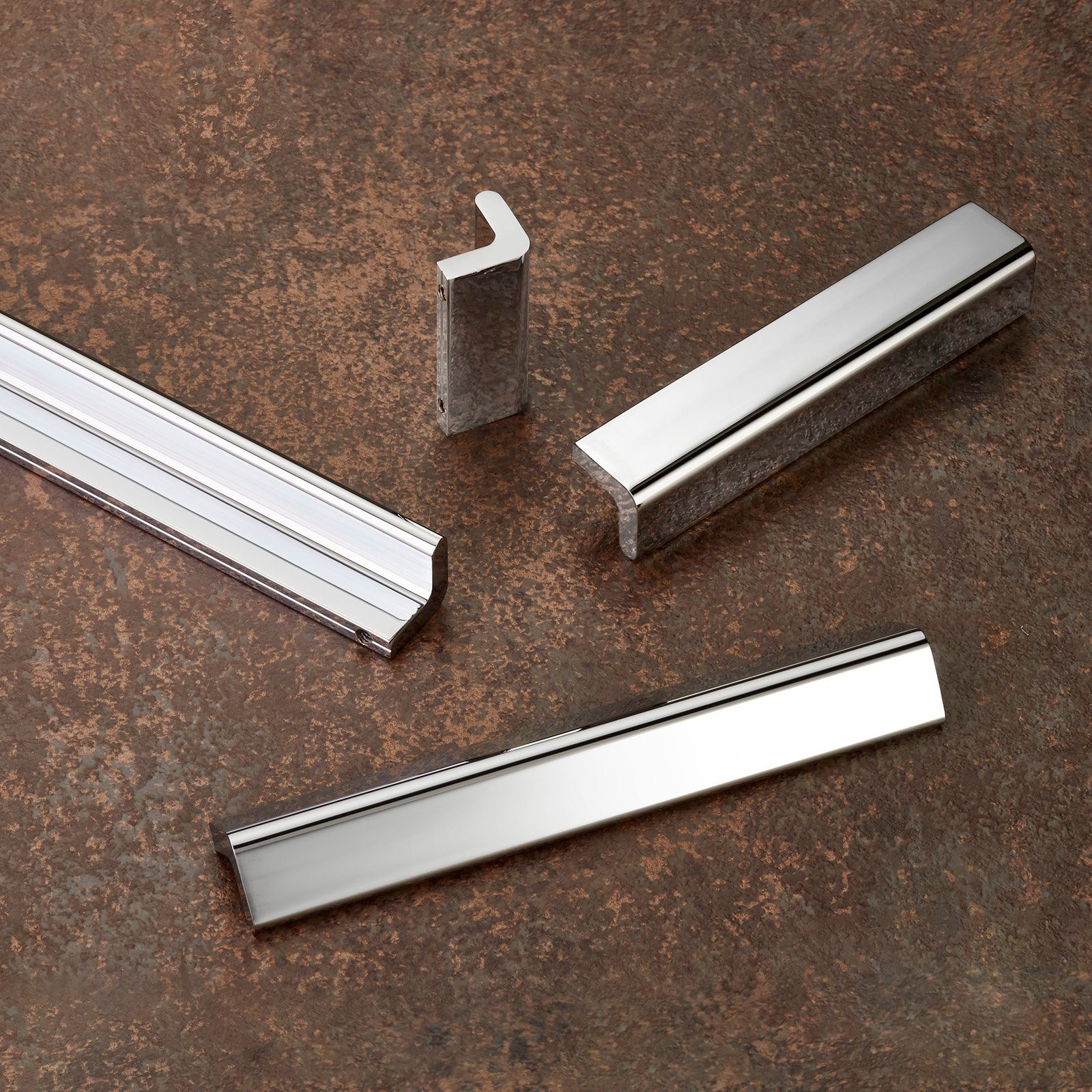 SO-TECH® Möbelgriff Griffleiste MALMÖ, Aluminium, Lochabstand 32 - 320 mm
