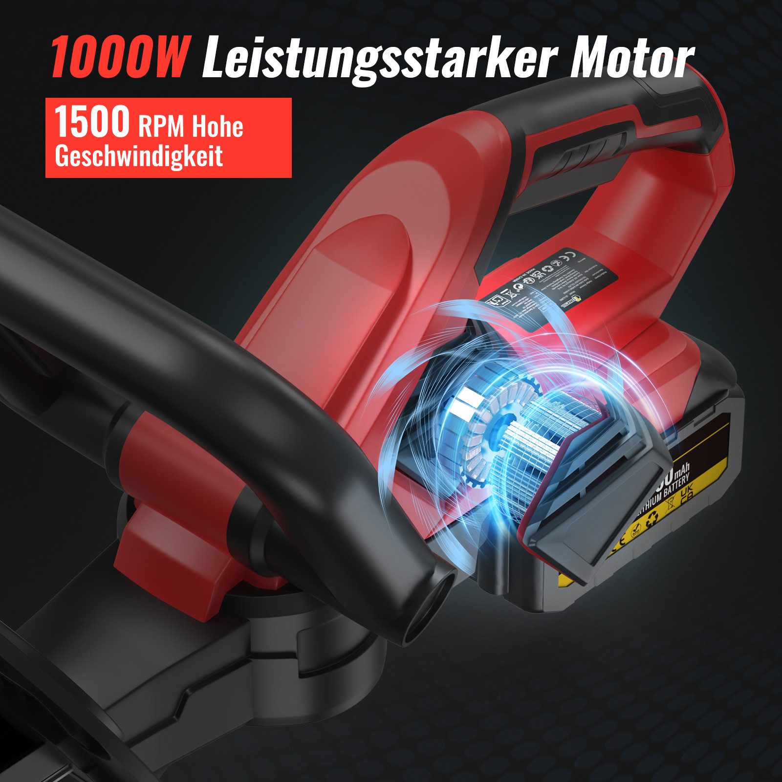 CONENTOOL Akku-Heckenschere LLJ003, 21V Heckenschere Elektro, günstig online kaufen