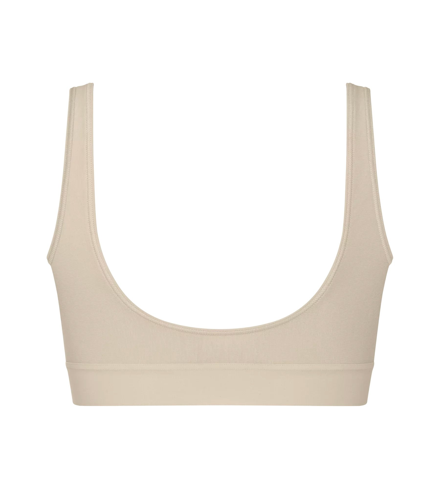 sloggi Bustier EVER Ease temperaturausgleichend, Baumwolle, U-Ausschnitt, atmungsaktiv