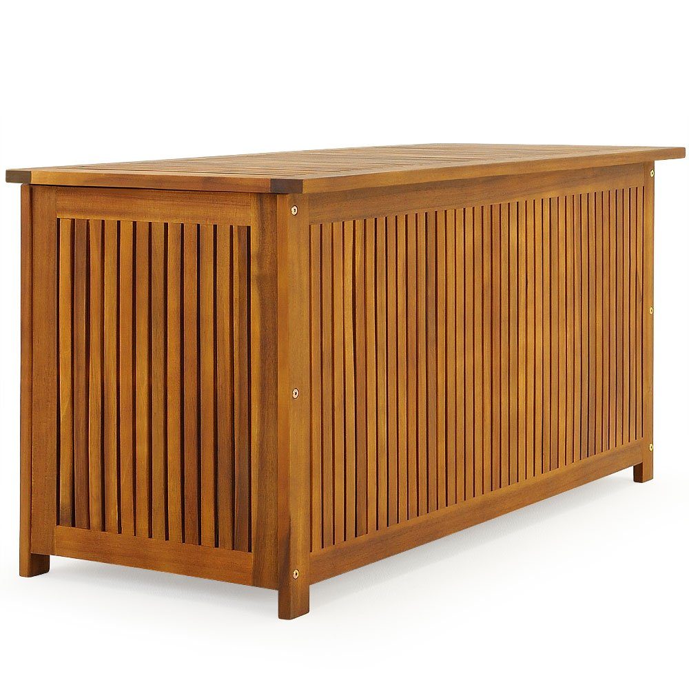Casaria Auflagenbox, Gartenbox Akazienholz 115x50x59cm mit Innenplane wette günstig online kaufen