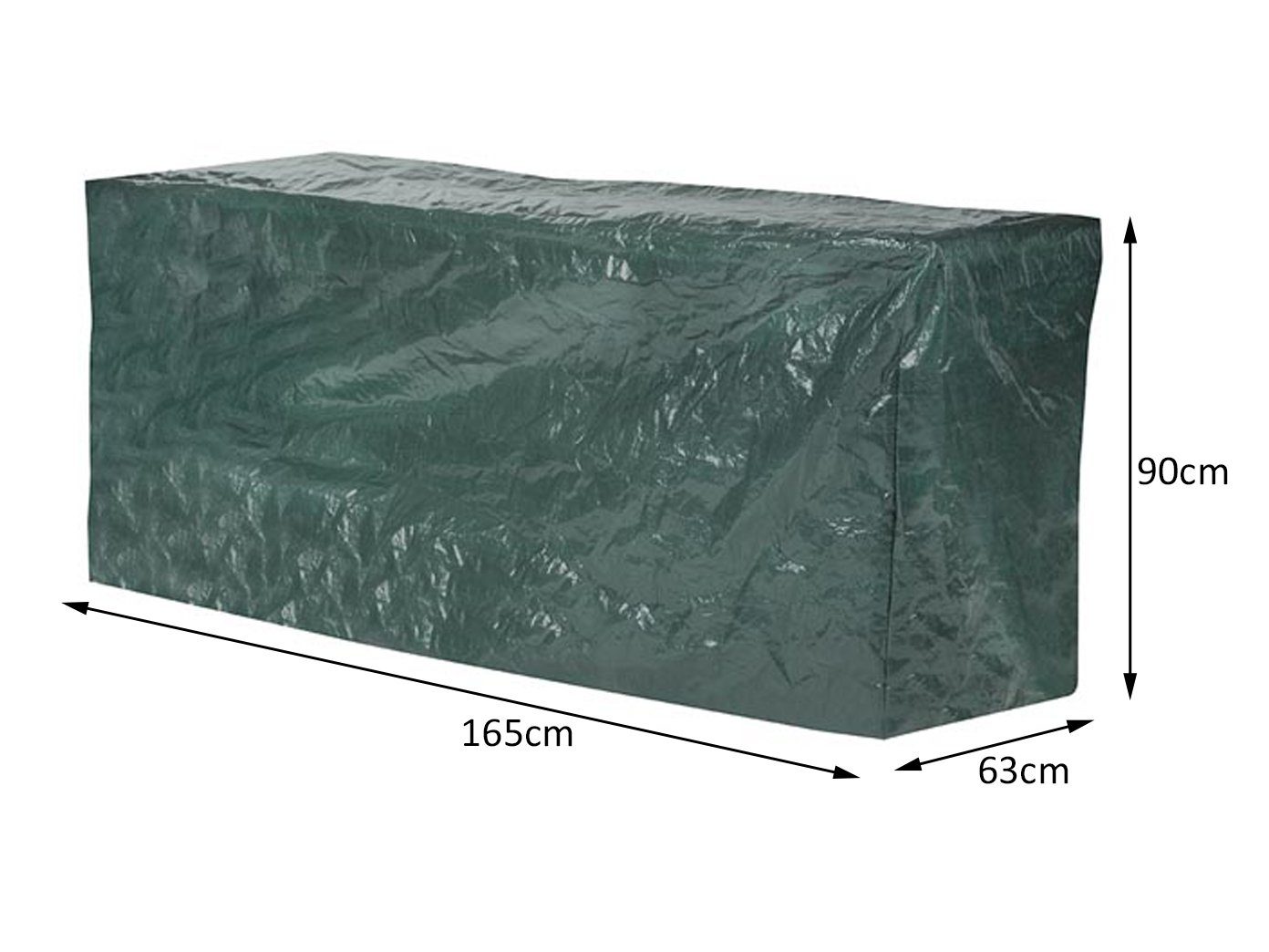 Toolland Grill-Schutzhülle, Abdeck-Haube Schutz-Hülle Grill-Haube Abdeck-Plane wetterfest 165x63cm