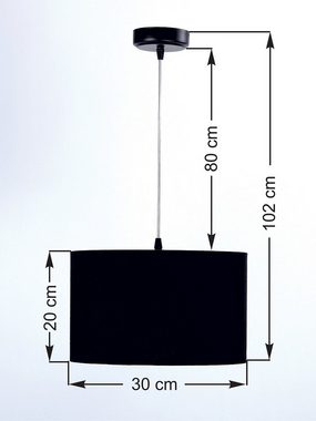 ONZENO Pendelleuchte Classic Graceful Grand 1 30x20x20 cm, einzigartiges Design und hochwertige Lampe